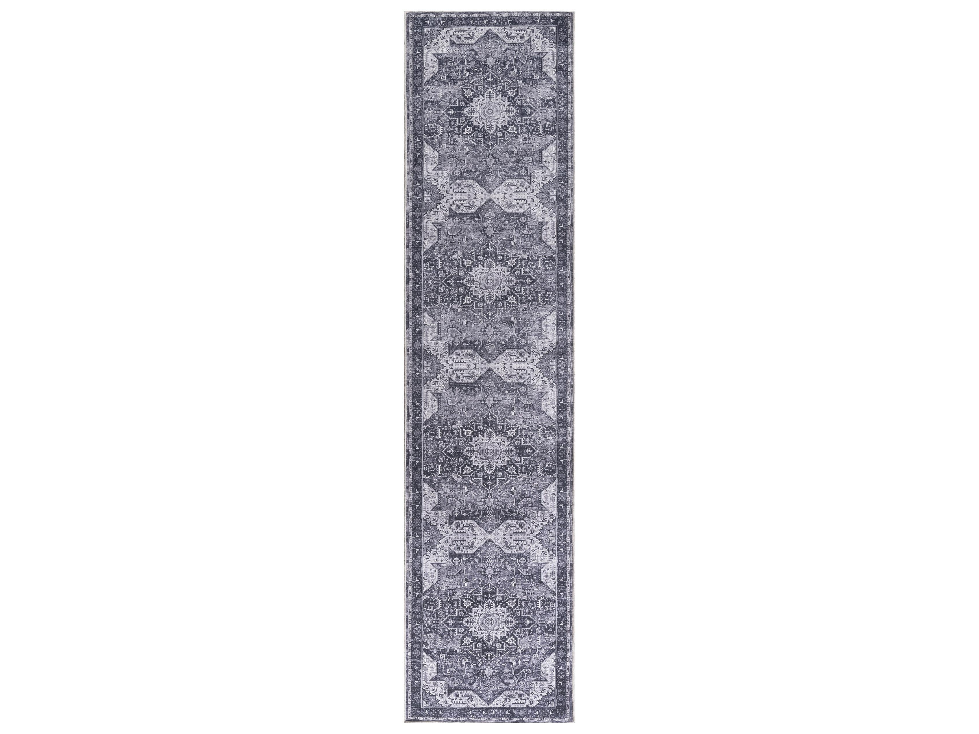 Nourison Washables Bordered Runner Area Rug