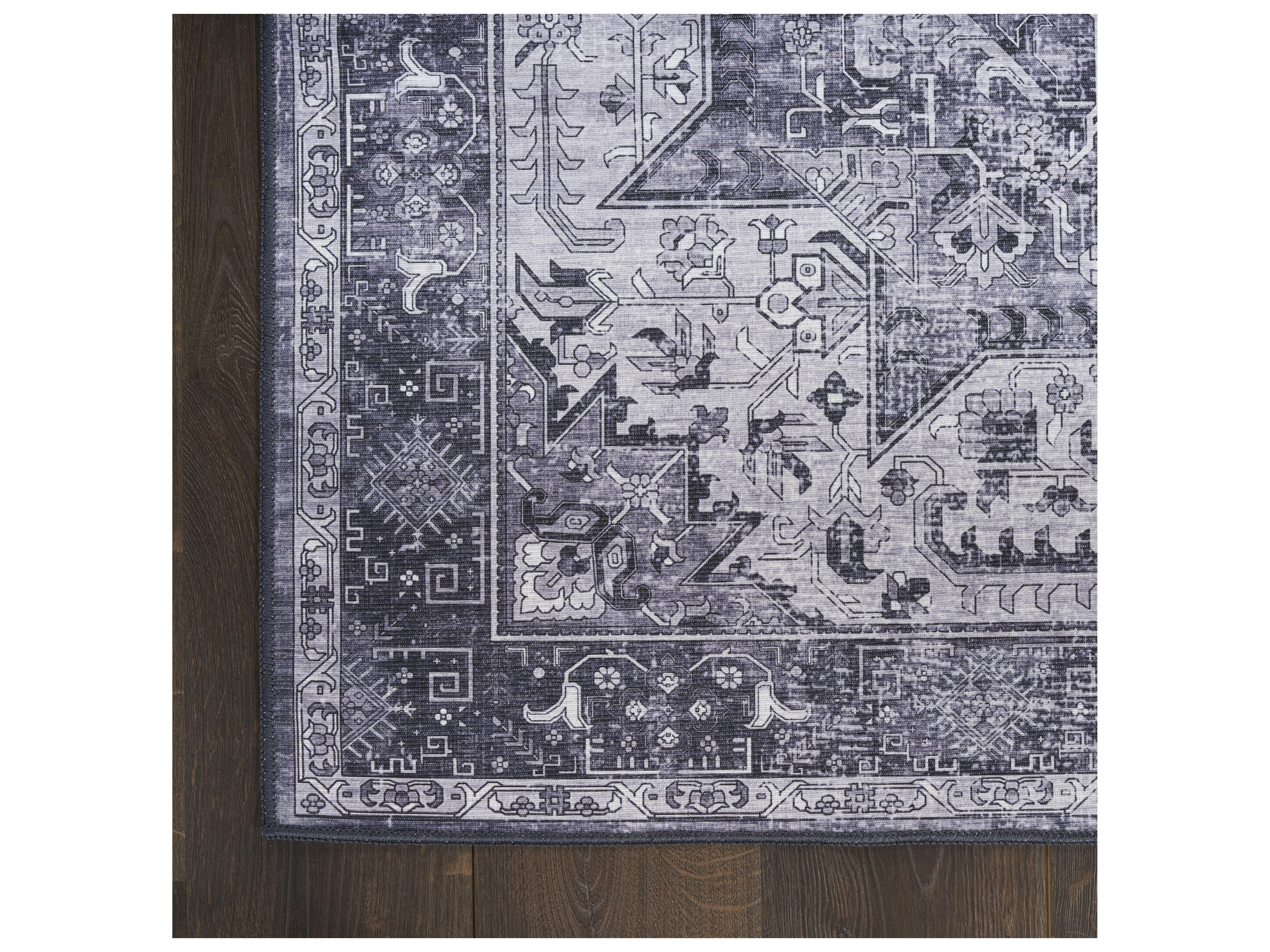 Nourison Washables Bordered Runner Area Rug