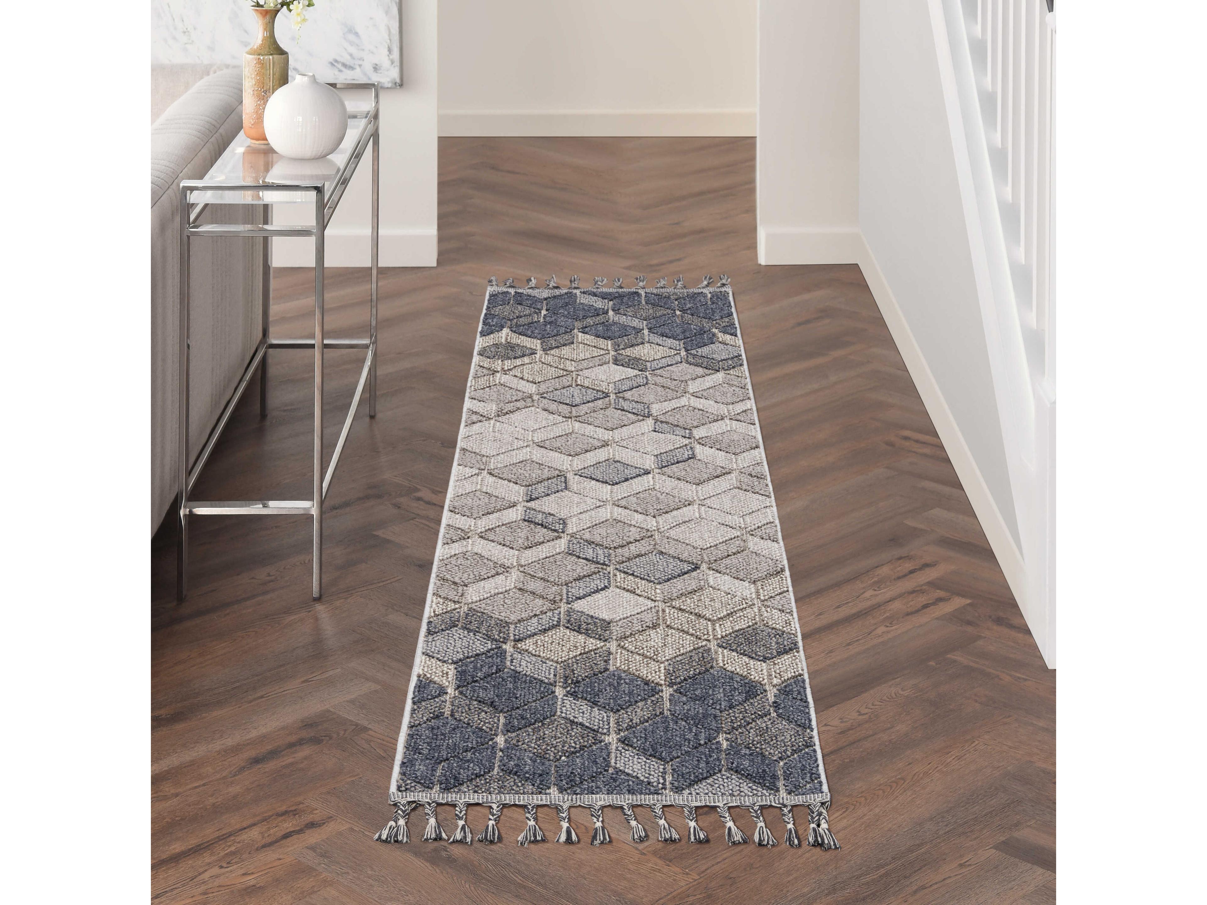 Nourison Paxton Geometric Runner Area Rug