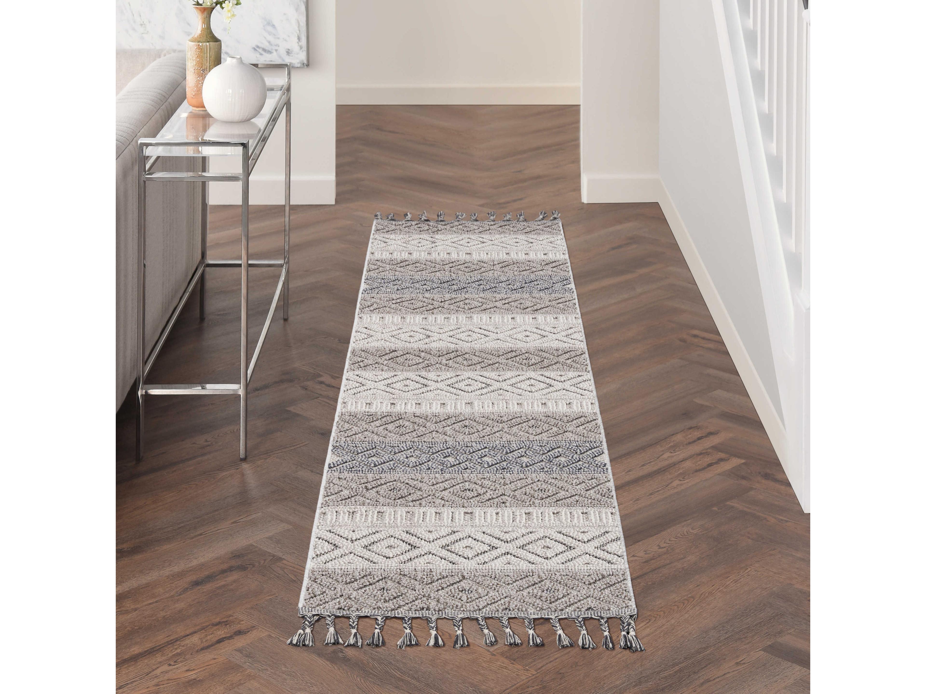 Nourison Paxton Geometric Runner Area Rug