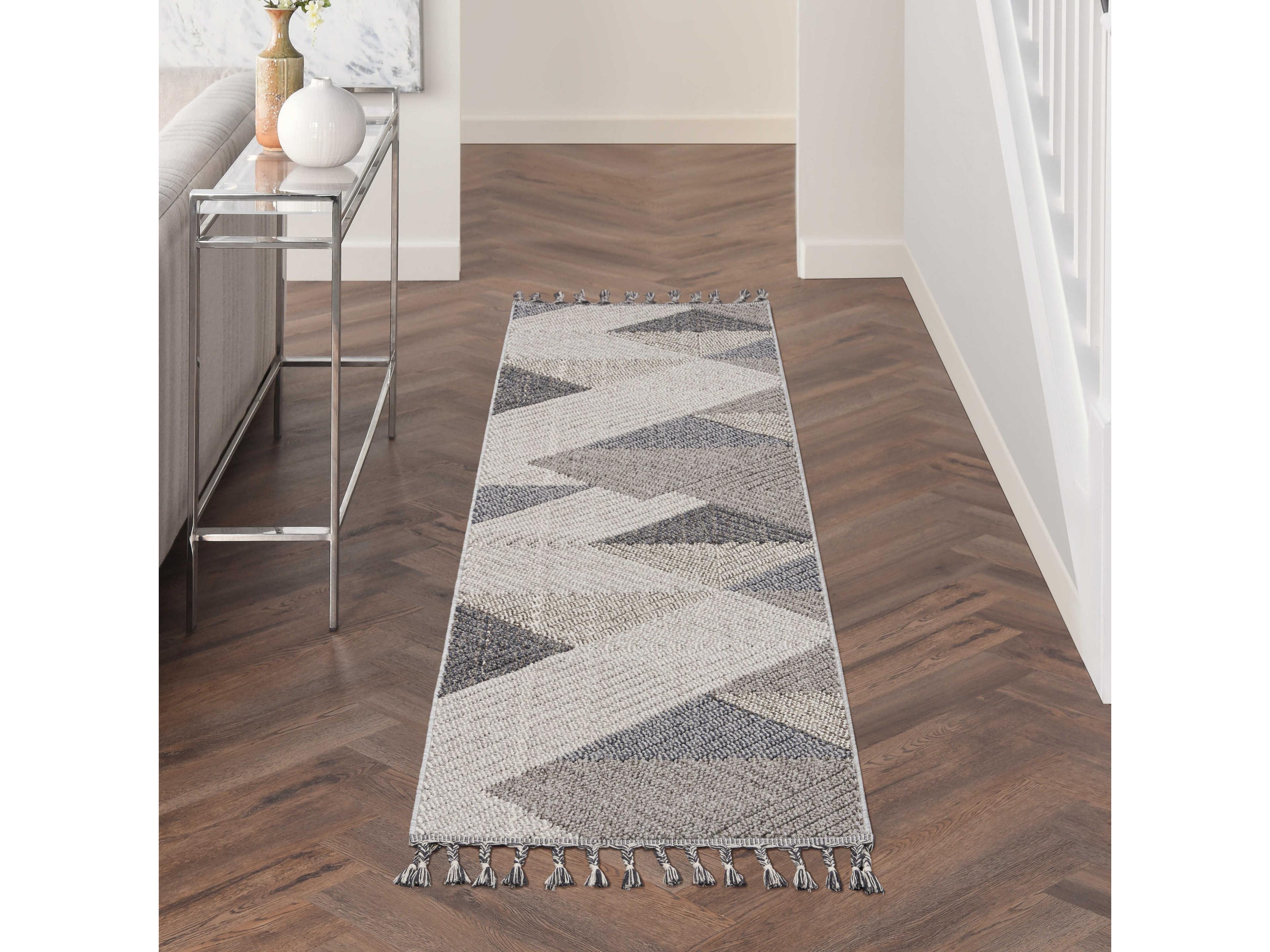 Nourison Paxton Geometric Runner Area Rug