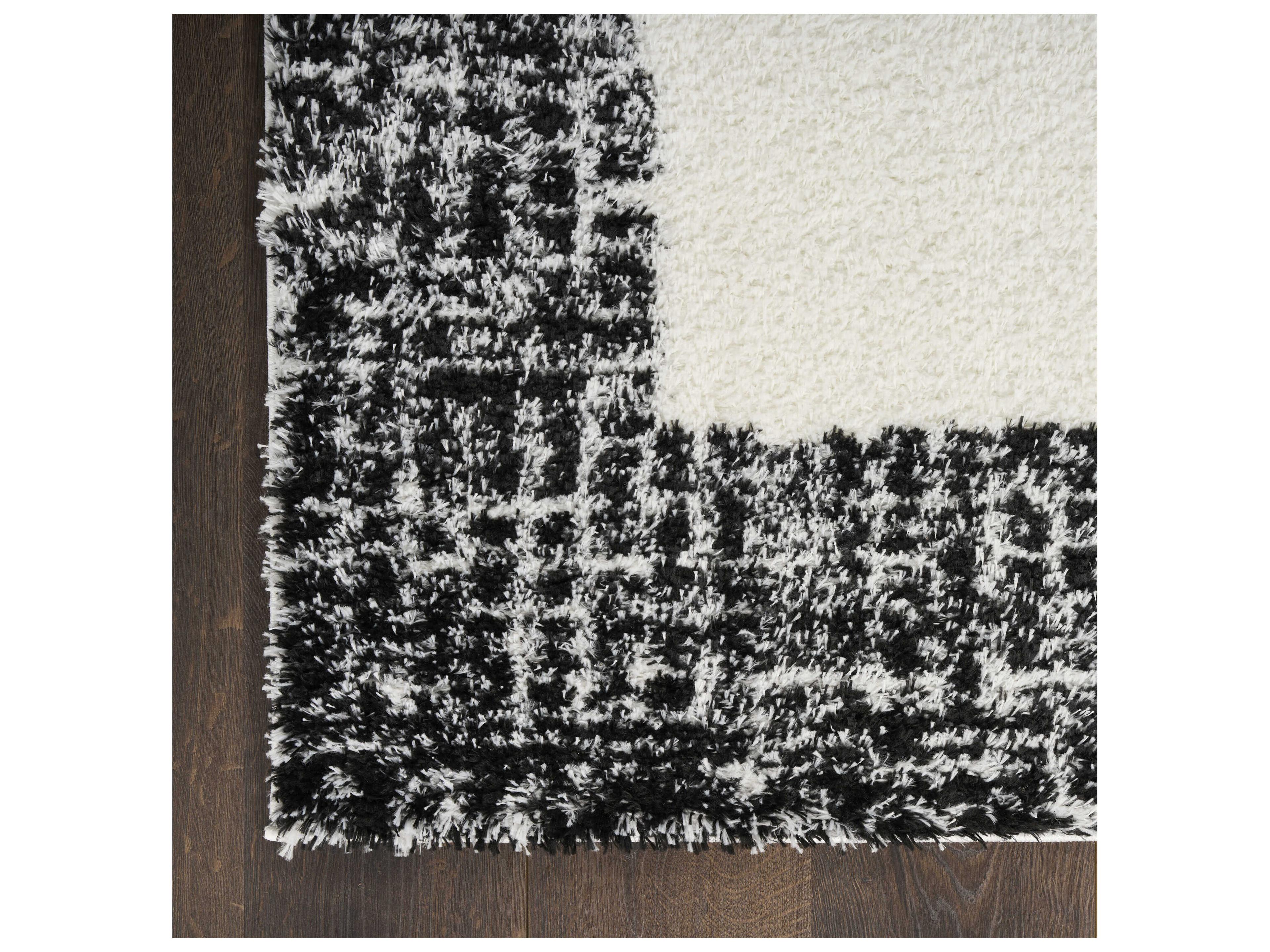 Nourison Pacific Shag Bordered Area Rug