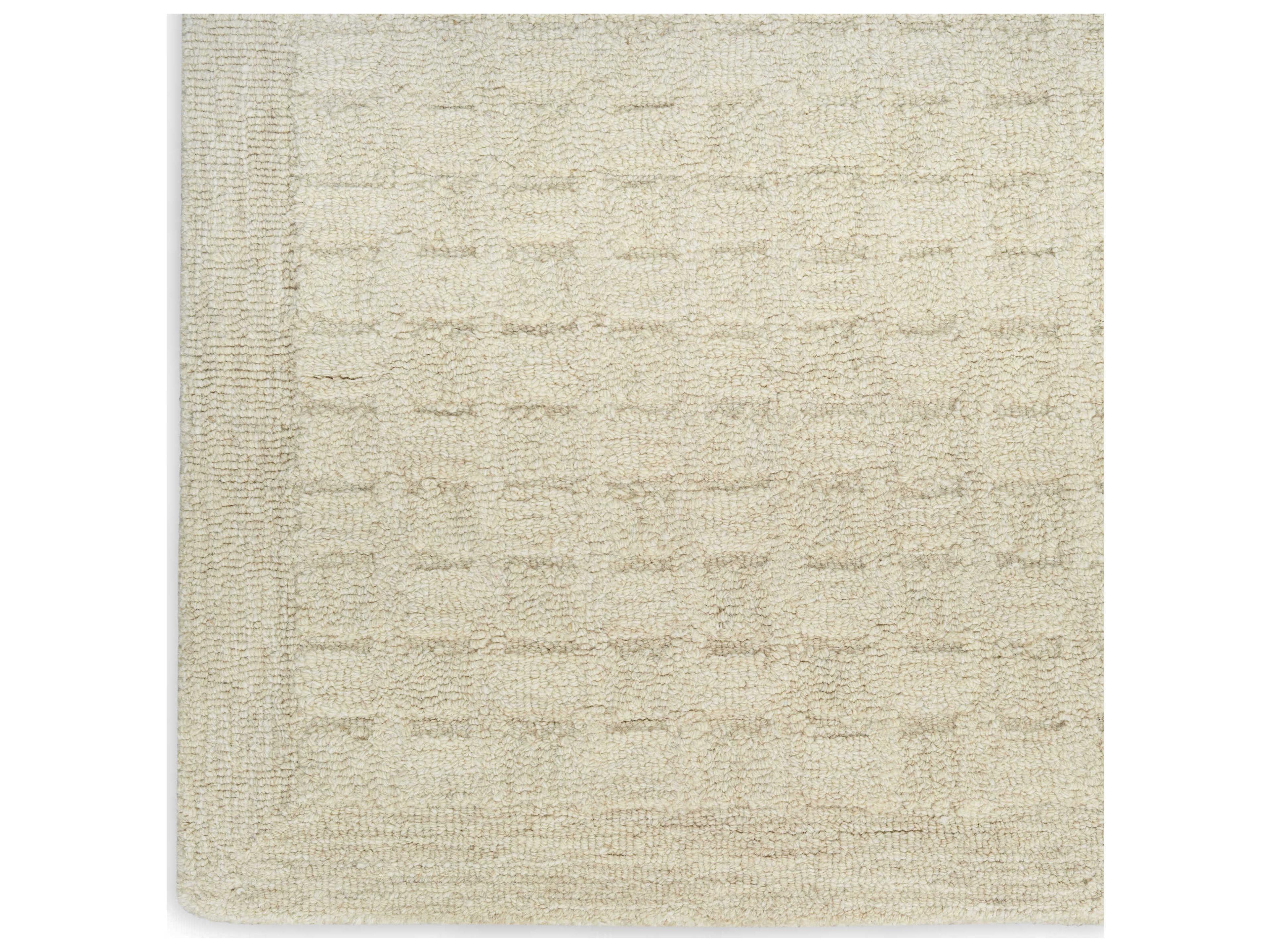 Nourison Pure Grids Bordered Runner Area Rug