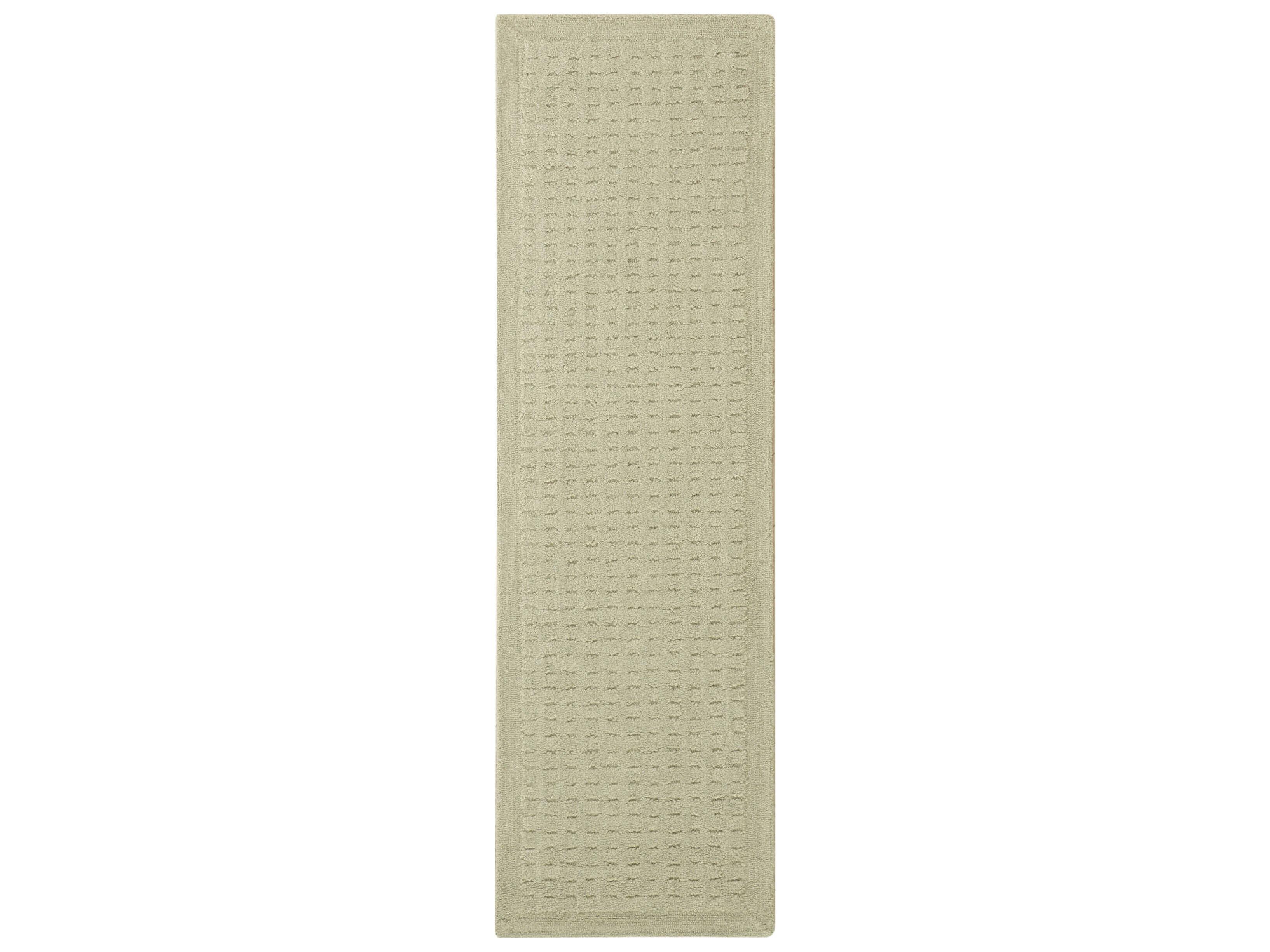 Nourison Pure Grids Bordered Runner Area Rug