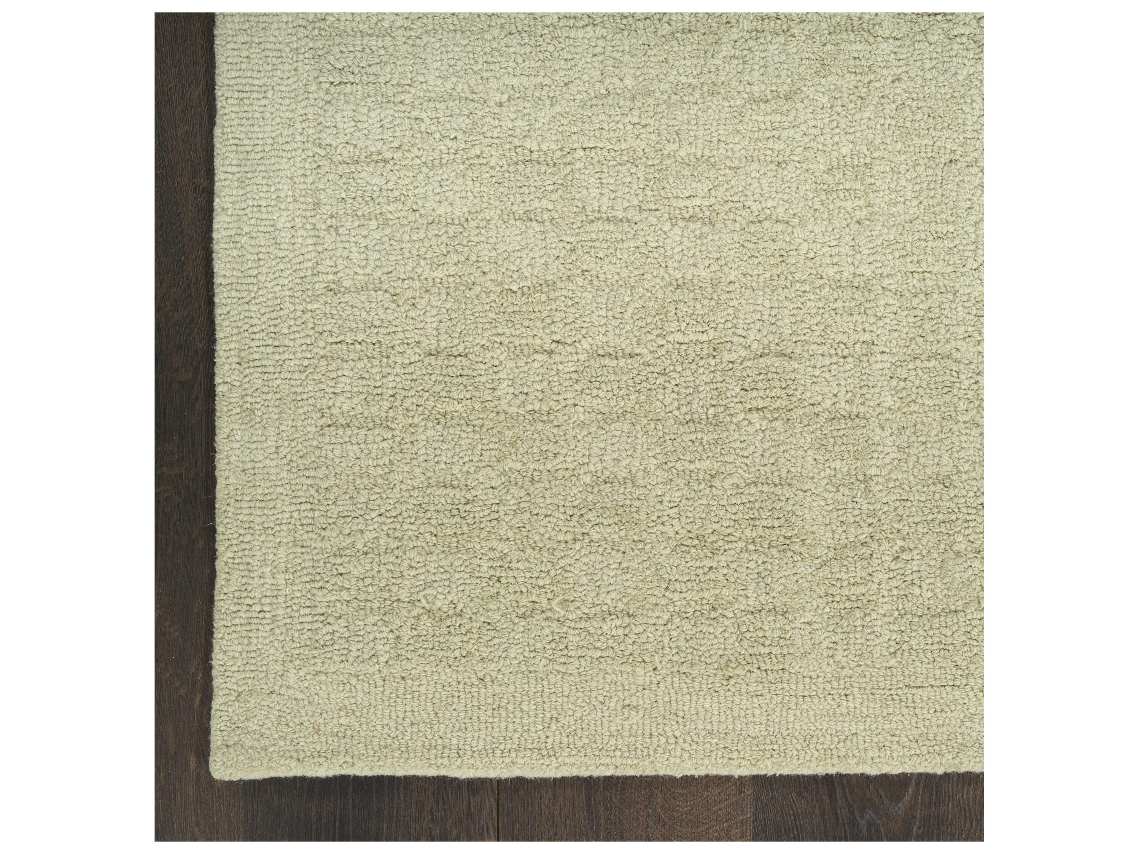 Nourison Pure Grids Bordered Runner Area Rug