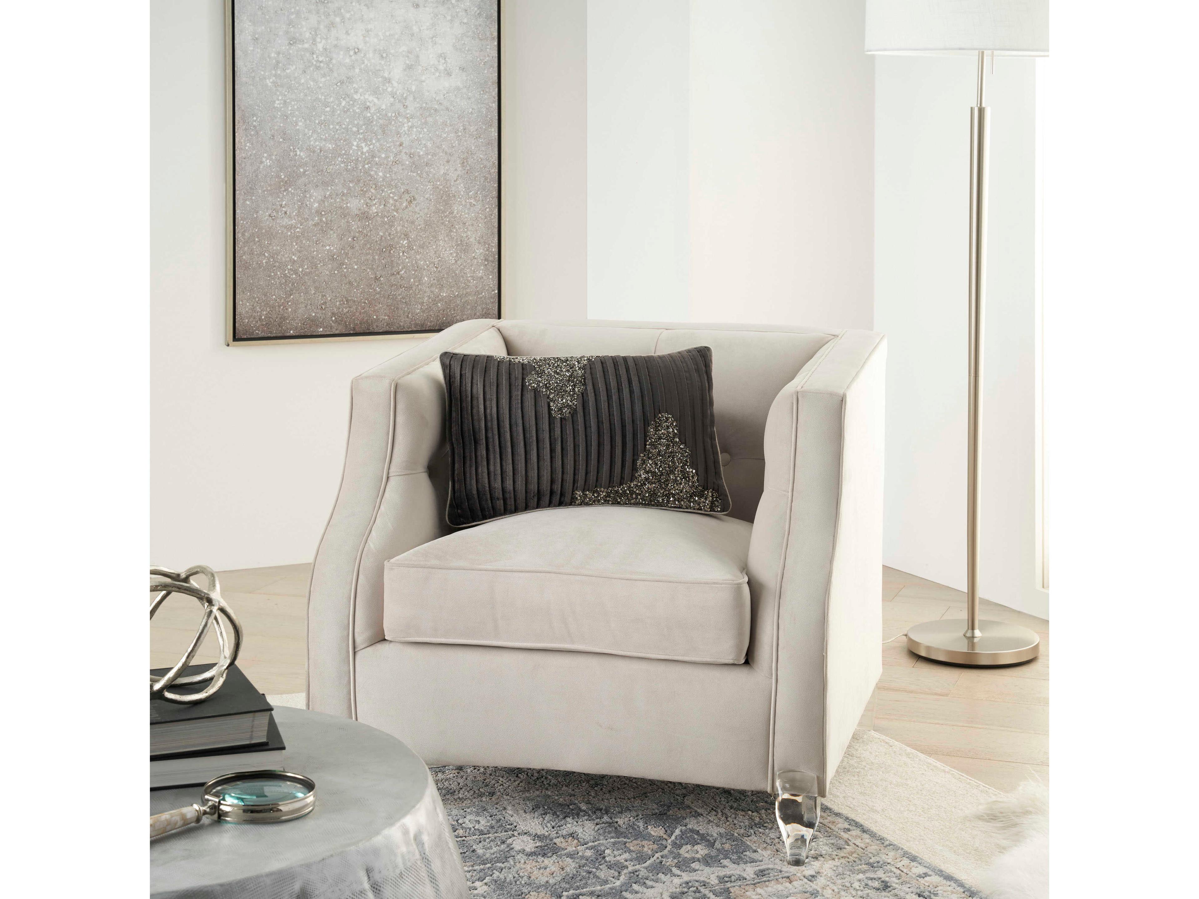 Nourison Mina Victory Sofia Beaded Pleated Pillow