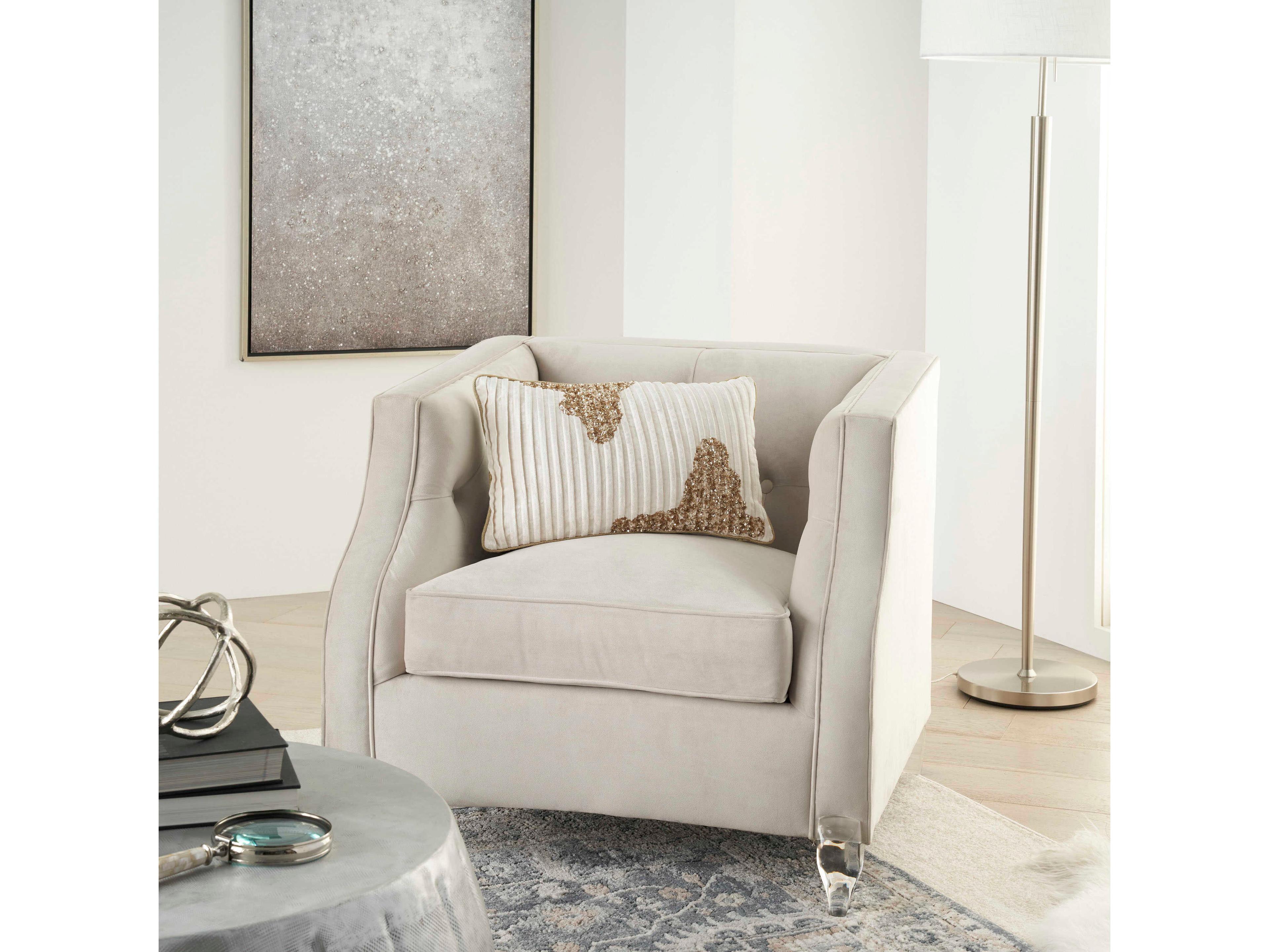 Nourison Mina Victory Sofia Beaded Pleated Pillow