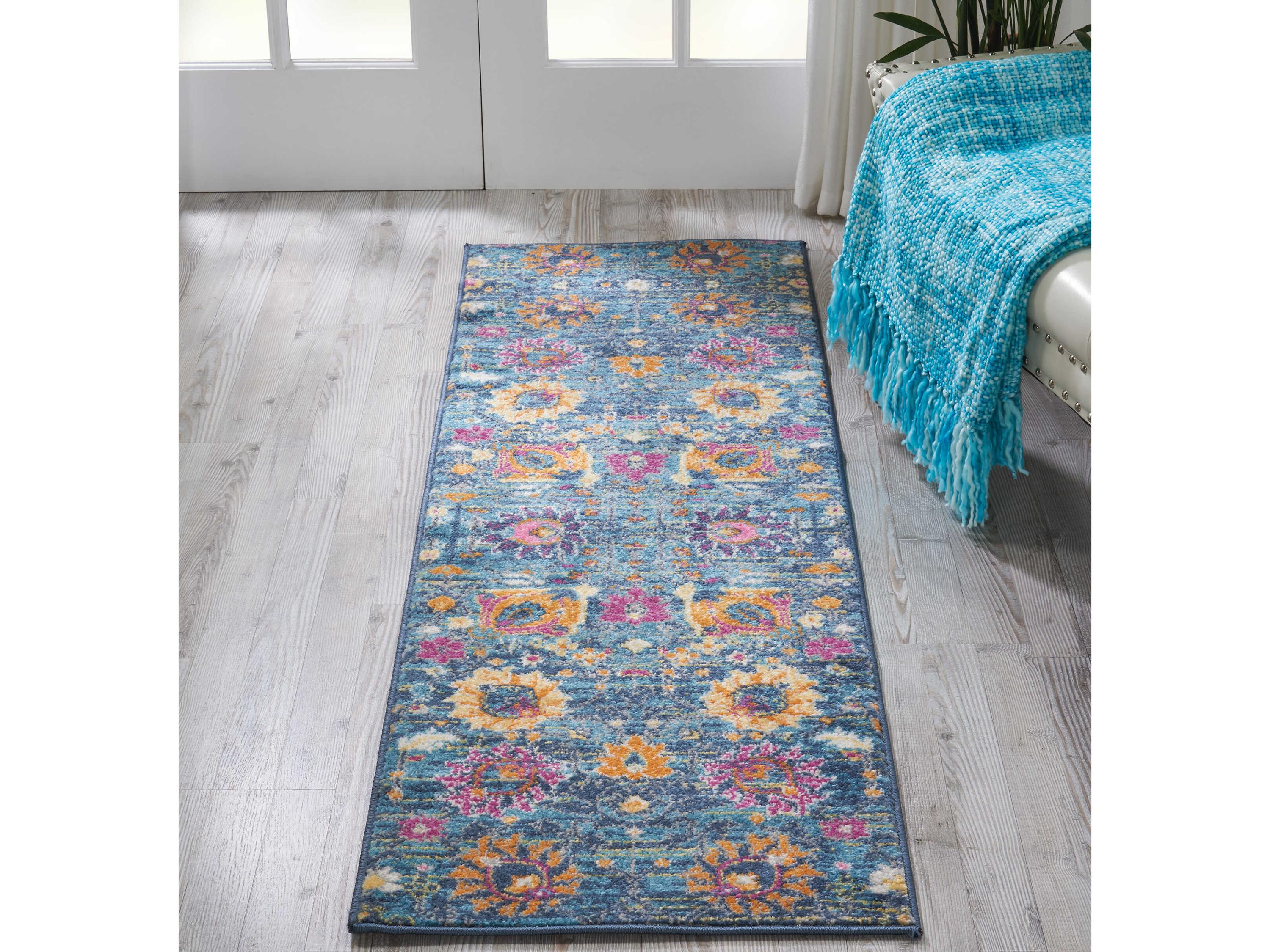 Nourison Passion Floral Runner Area Rug