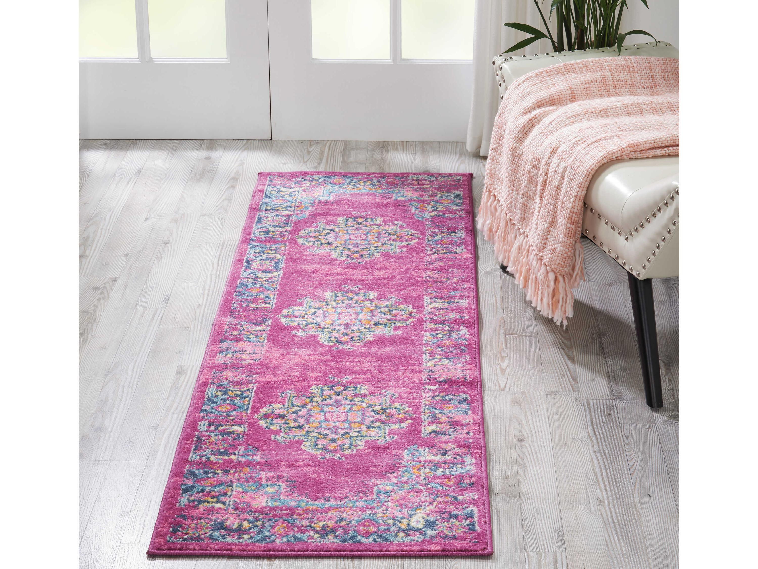 Nourison Passion Bordered Runner Area Rug