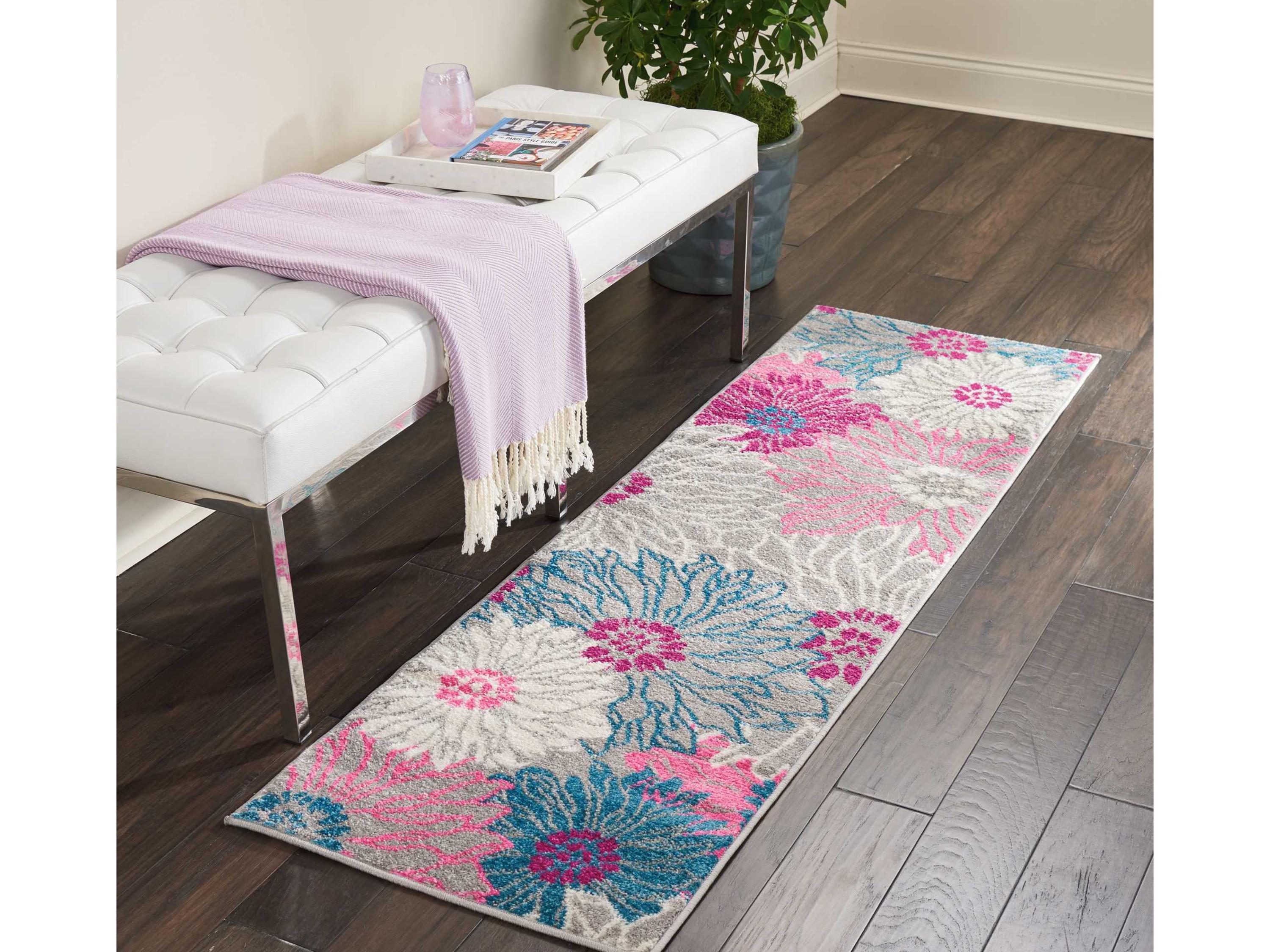 Nourison Passion Floral Runner Area Rug