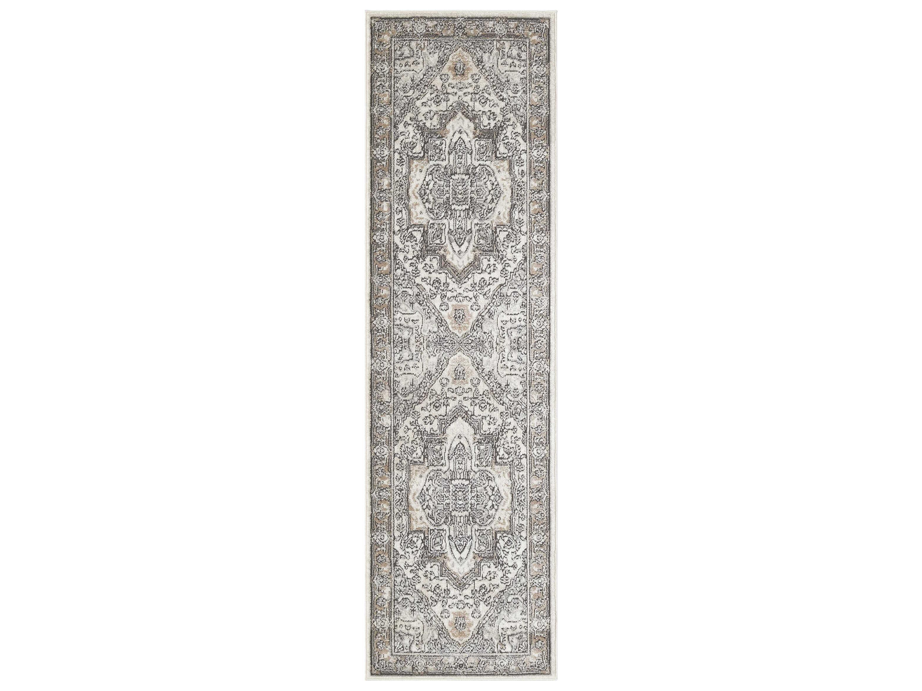 Nourison Quarry Bordered Runner Area Rug