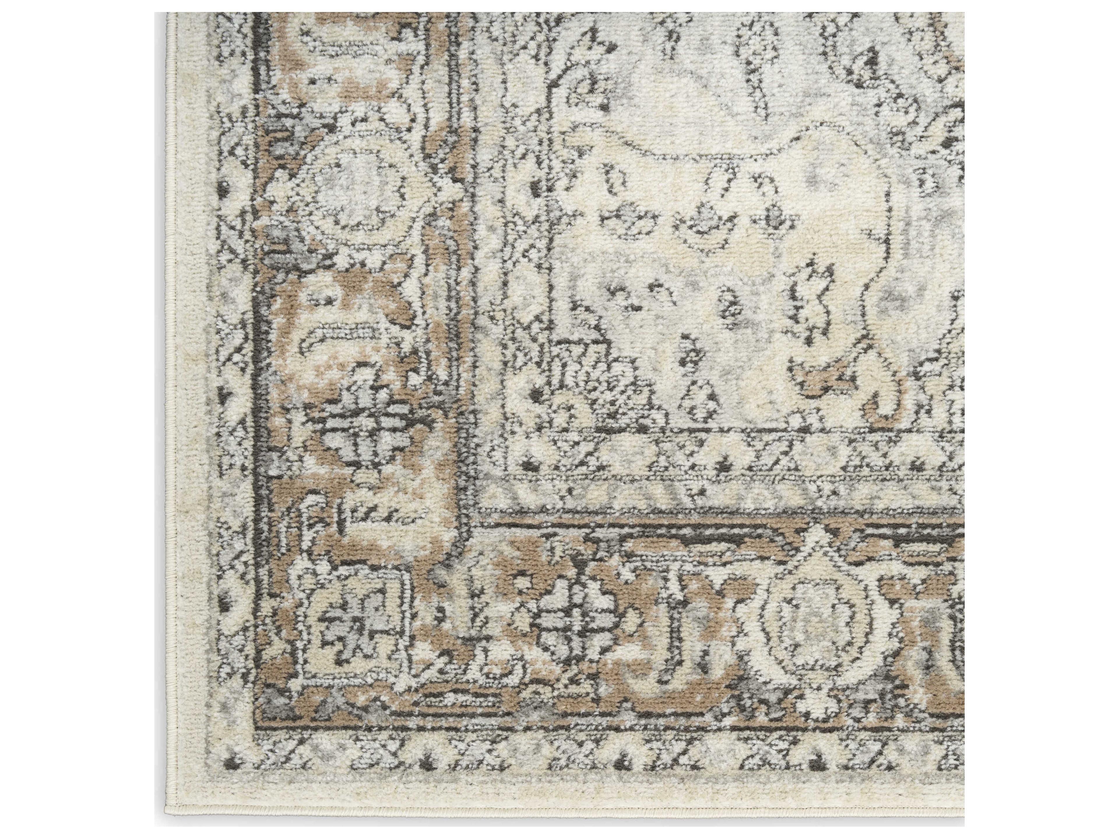 Nourison Quarry Bordered Runner Area Rug