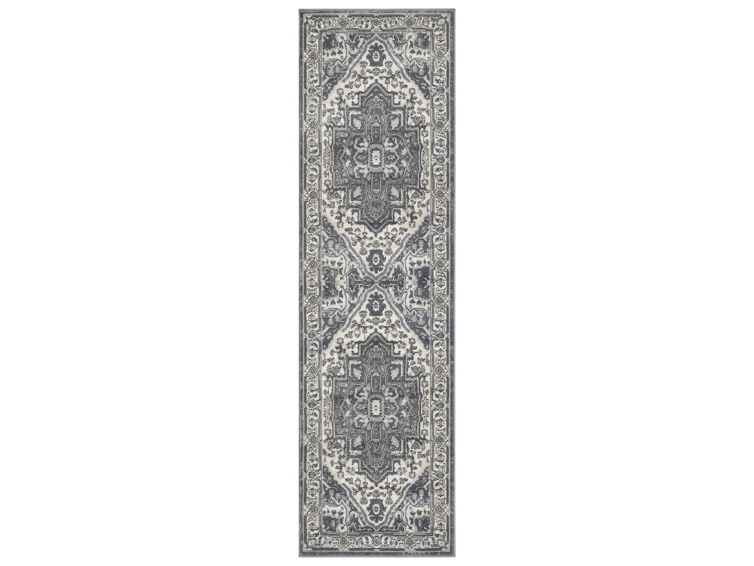 Nourison Quarry Bordered Runner Area Rug