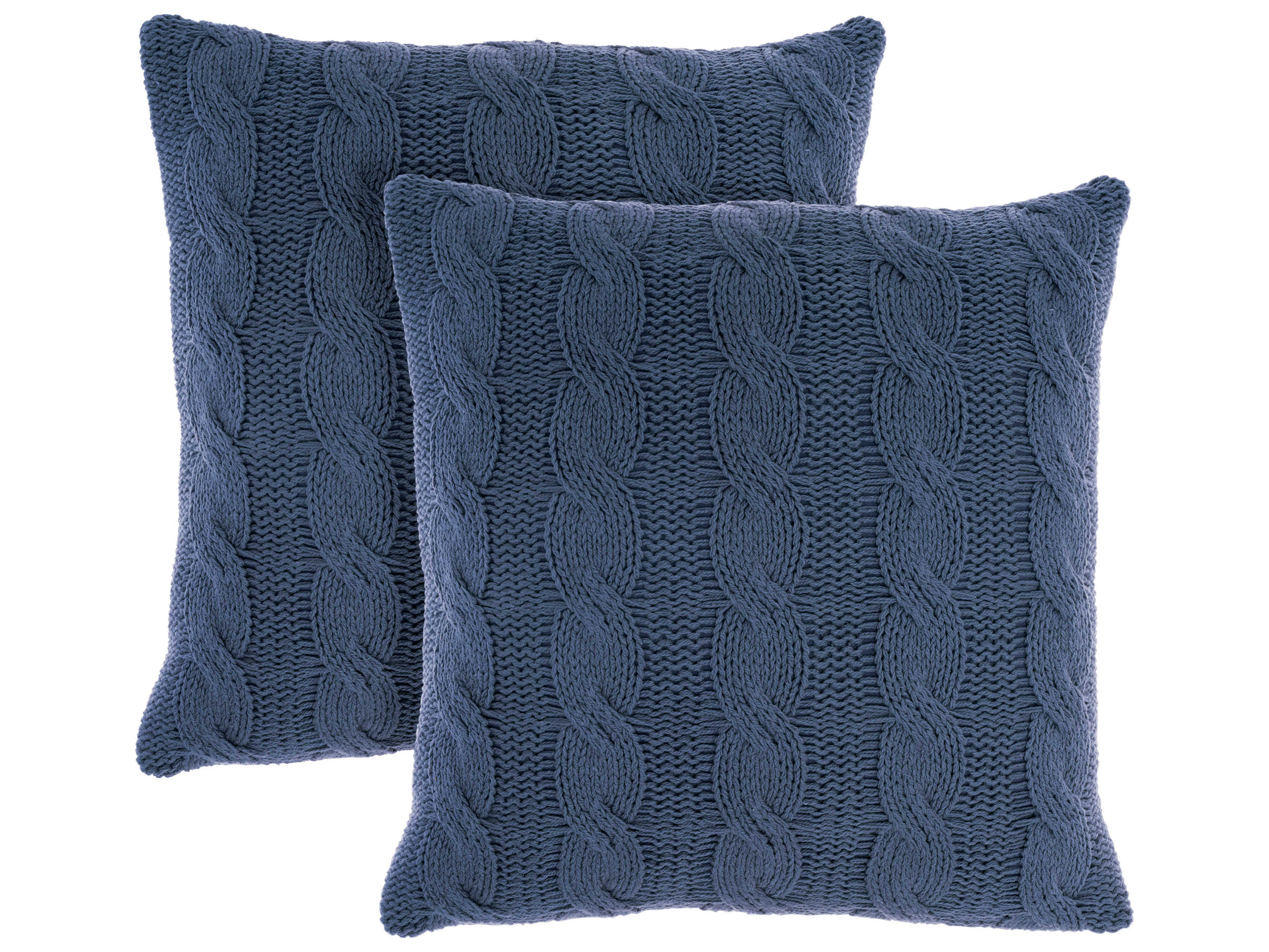 Nourison Life Styles Navy 18" x 18" Pillow Set of 2