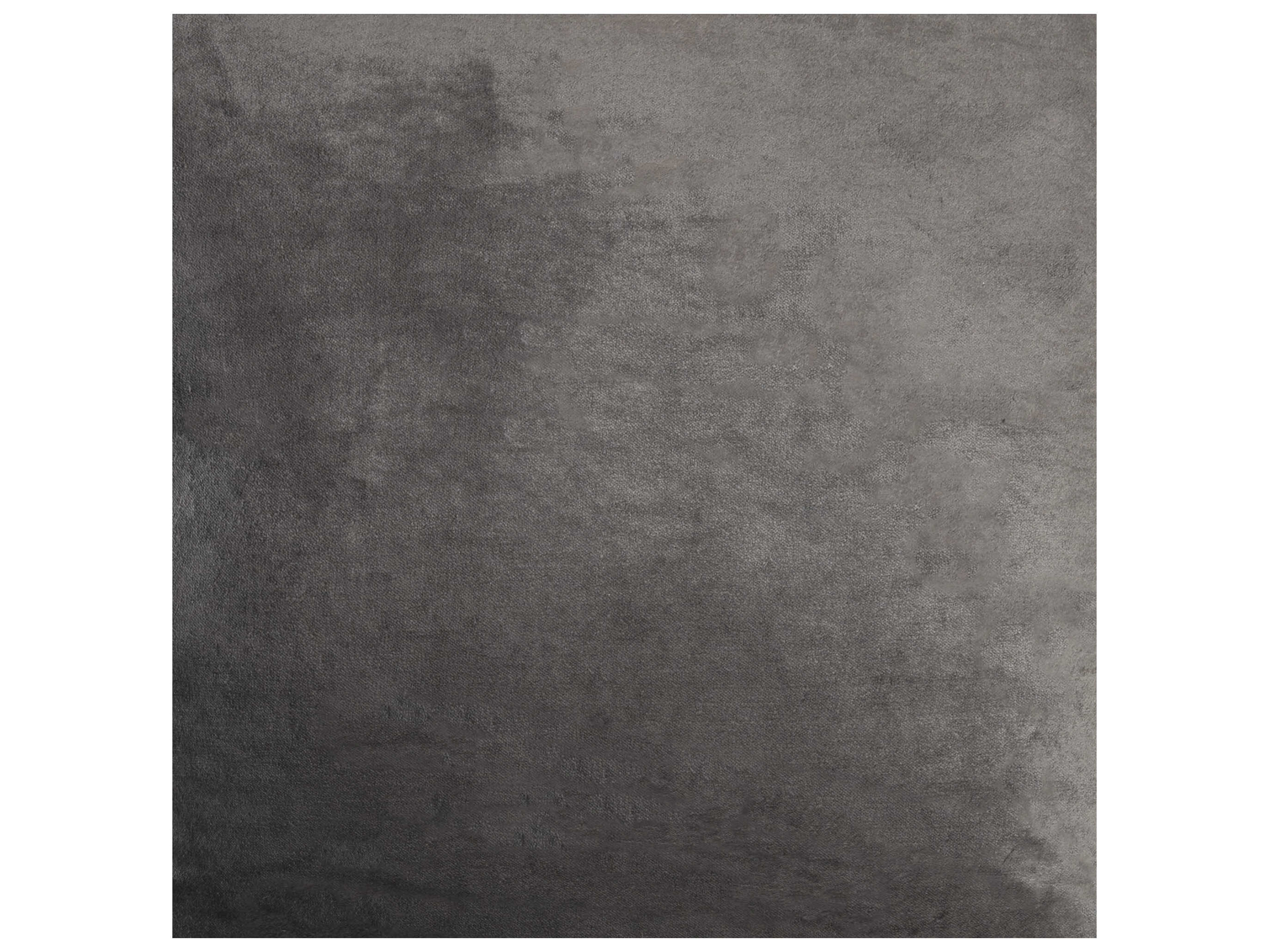 Nourison Sofia Charcoal 20" x 20" Velvet Flange Pillow