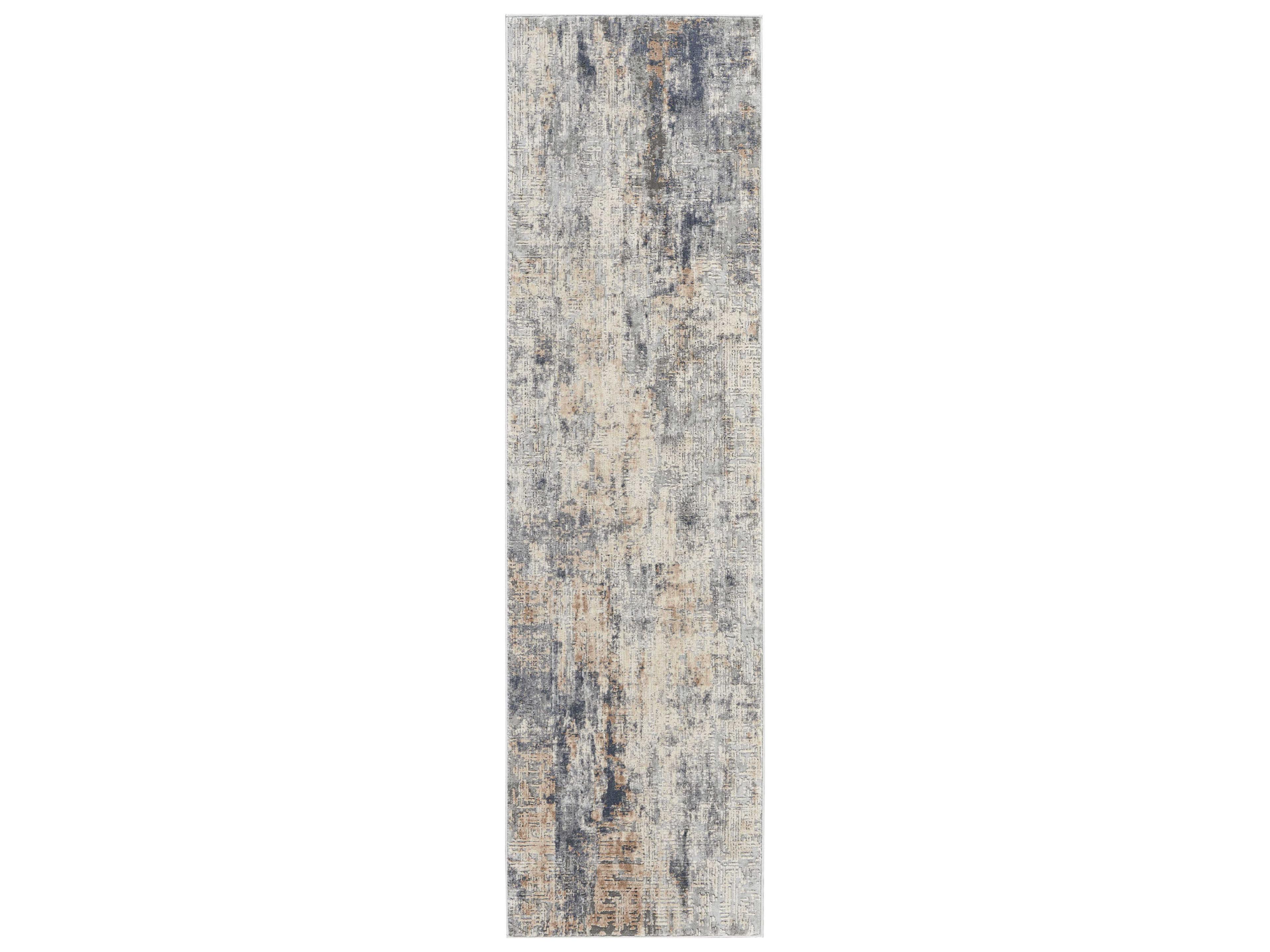 Nourison Rustic Textures Abstract Runner Area Rug