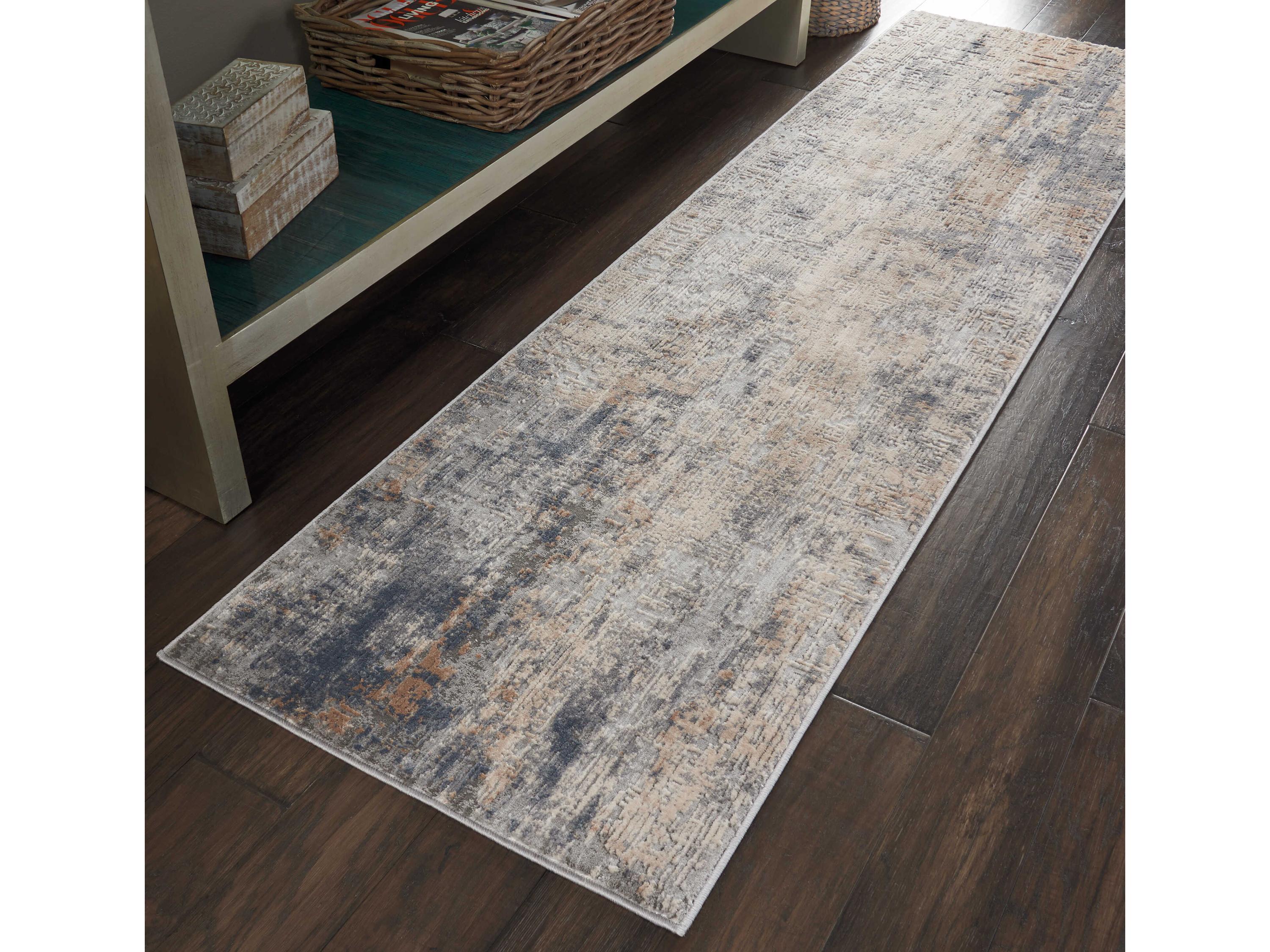 Nourison Rustic Textures Abstract Runner Area Rug