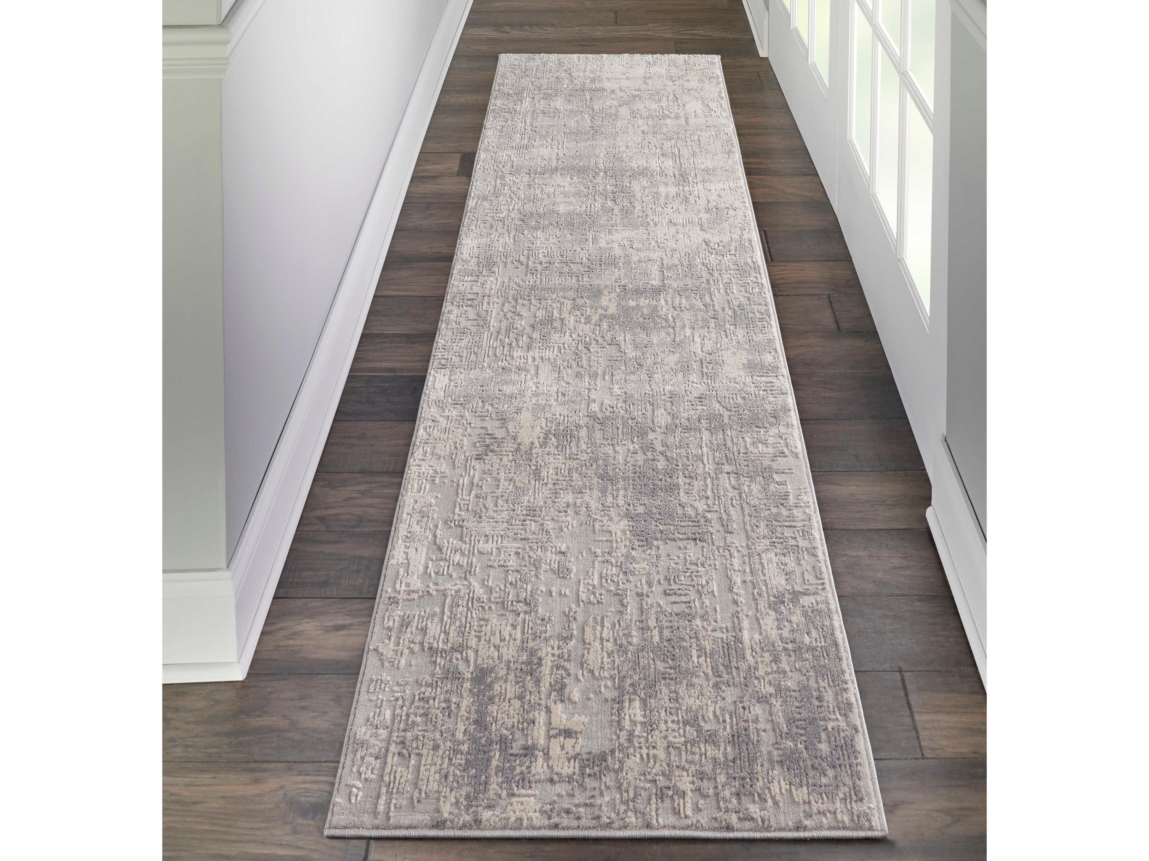 Nourison Rustic Textures Abstract Runner Area Rug