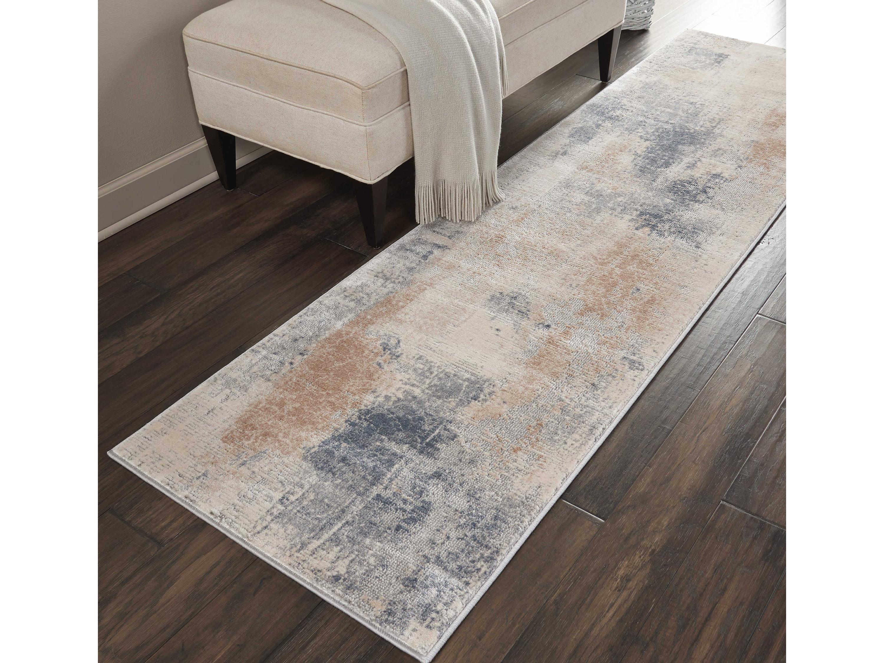 Nourison Rustic Textures Abstract Runner Area Rug