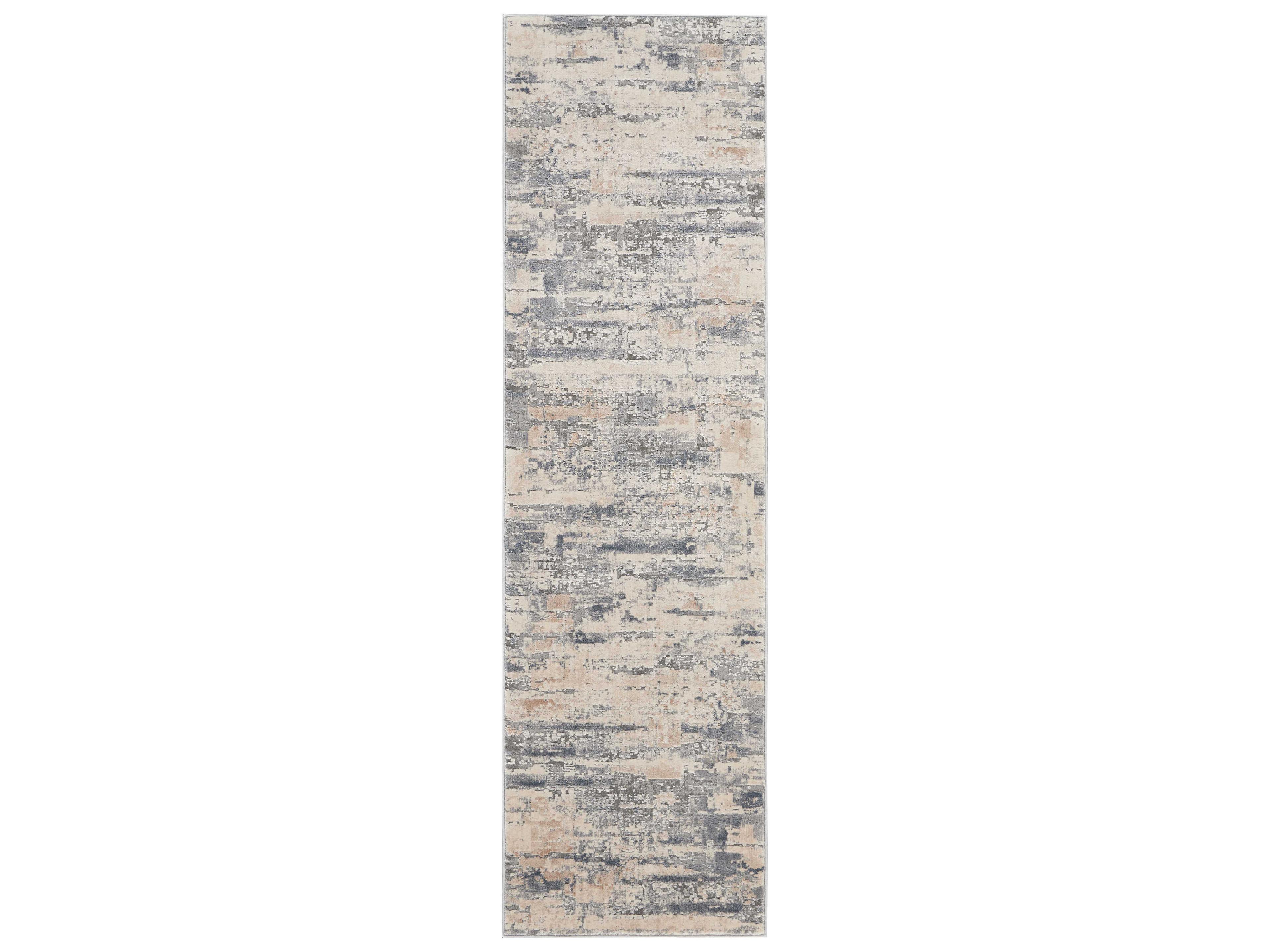 Nourison Rustic Textures Abstract Runner Area Rug