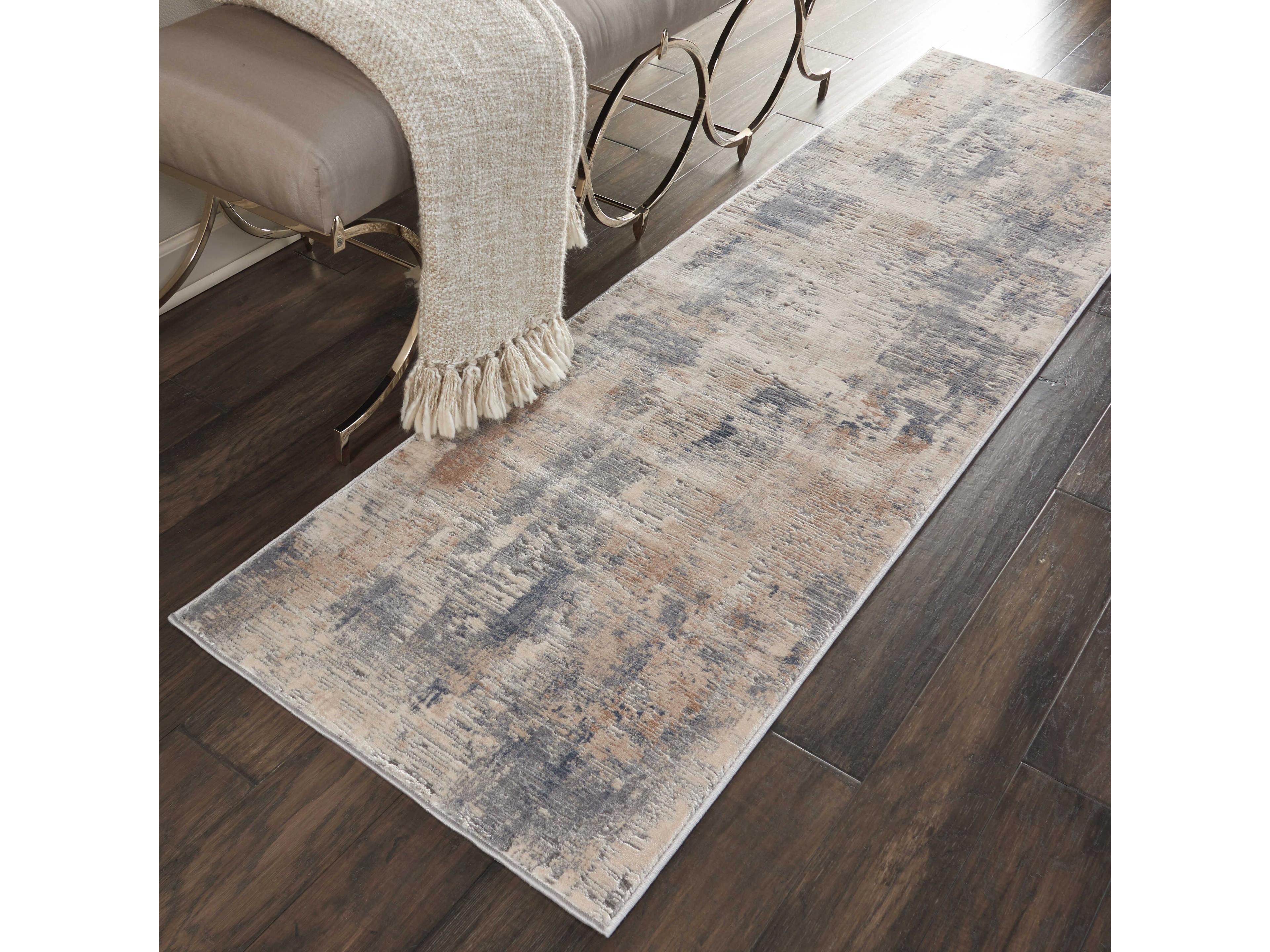 Nourison Rustic Textures Abstract Runner Area Rug