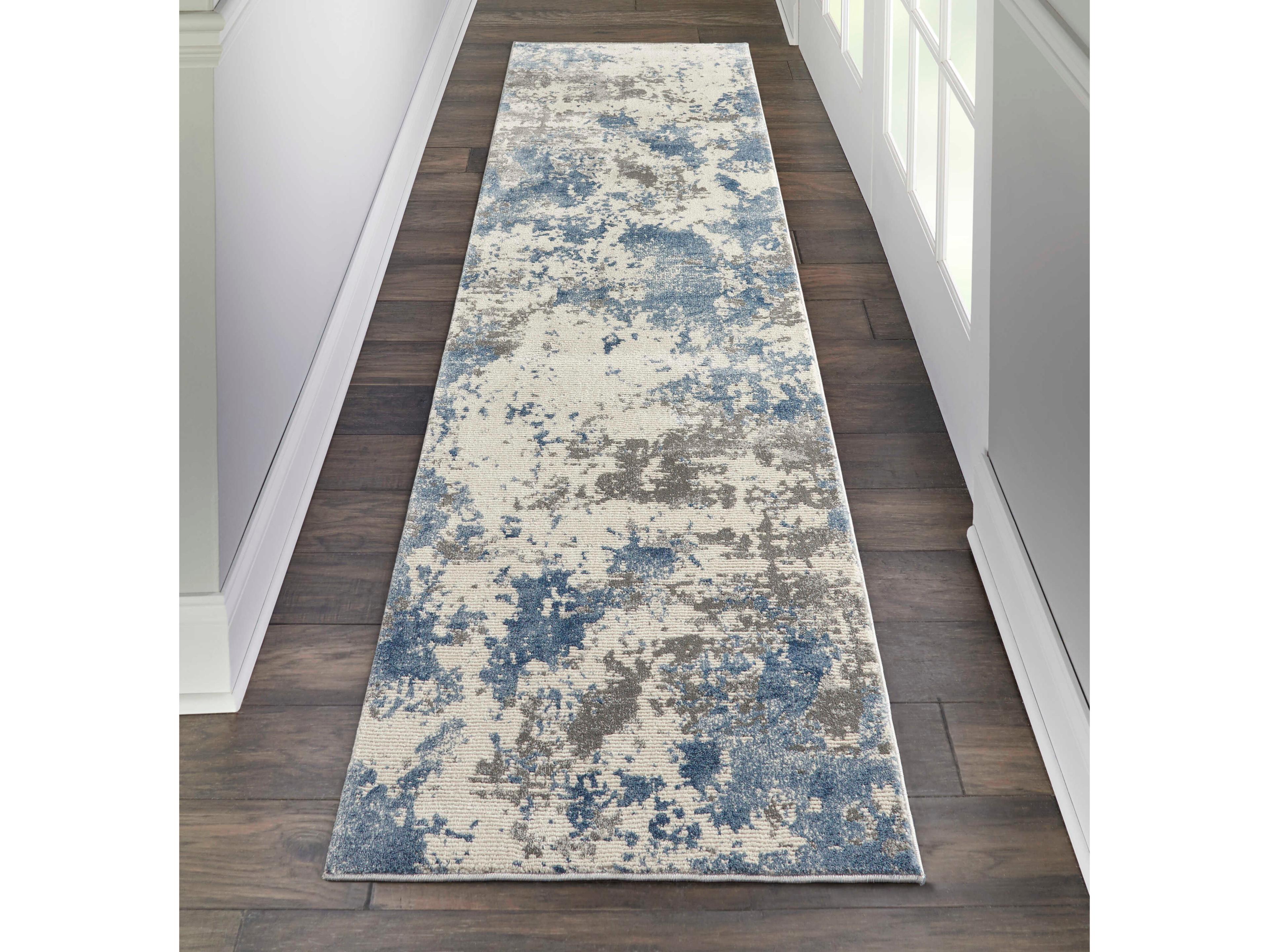 Nourison Rustic Textures Abstract Runner Area Rug