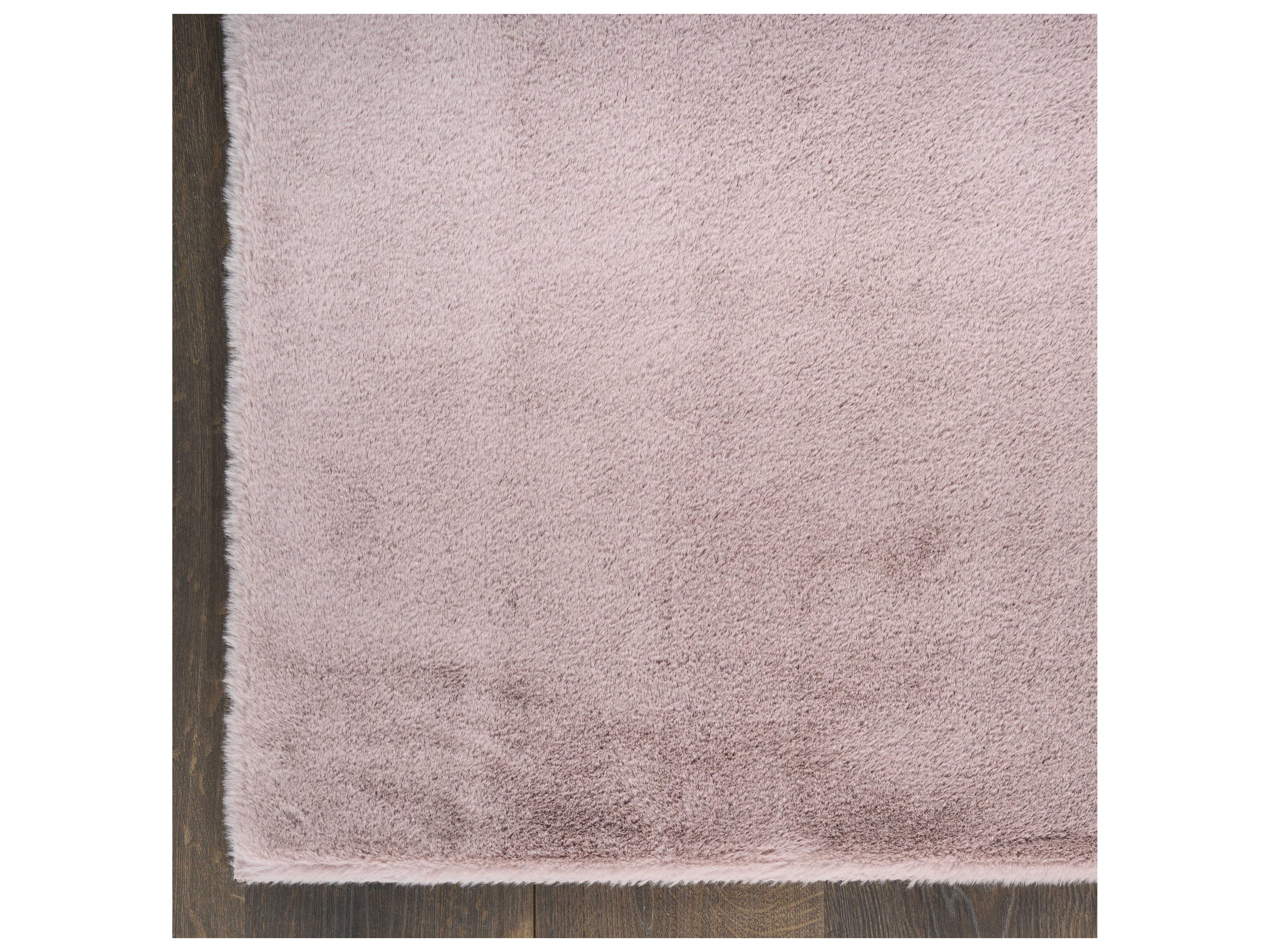 Nourison Soft Plush Rabbit Fur Area Rug