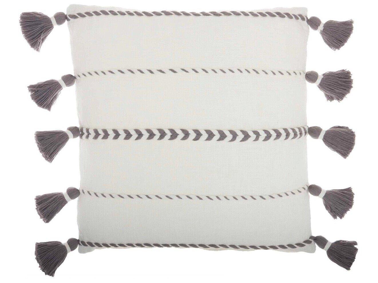 Nourison Life Styles Grey Pillow