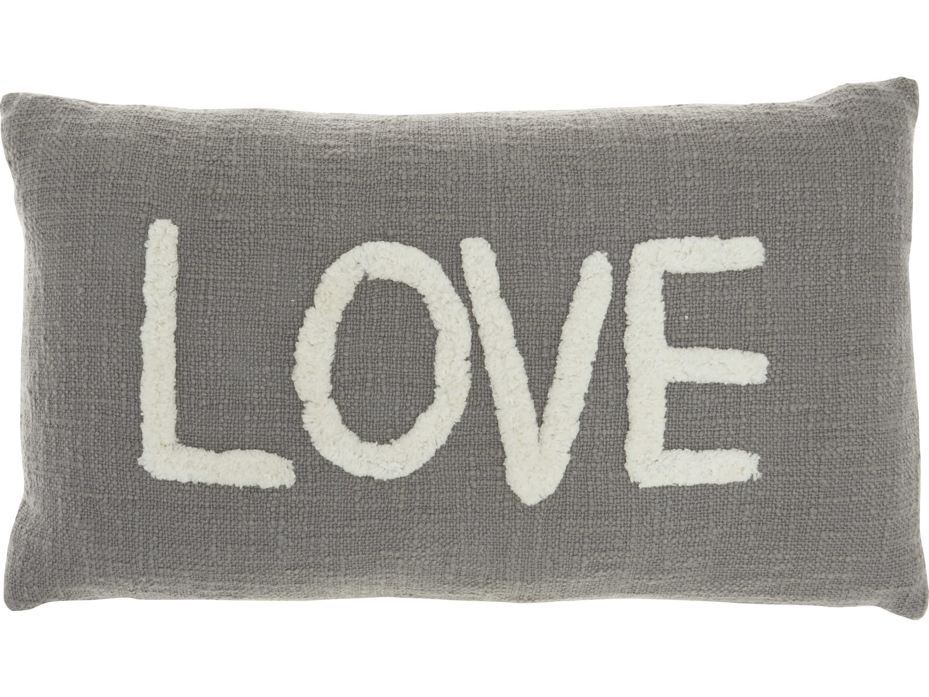 Nourison Life Styles Grey 12" x 21" Pillow