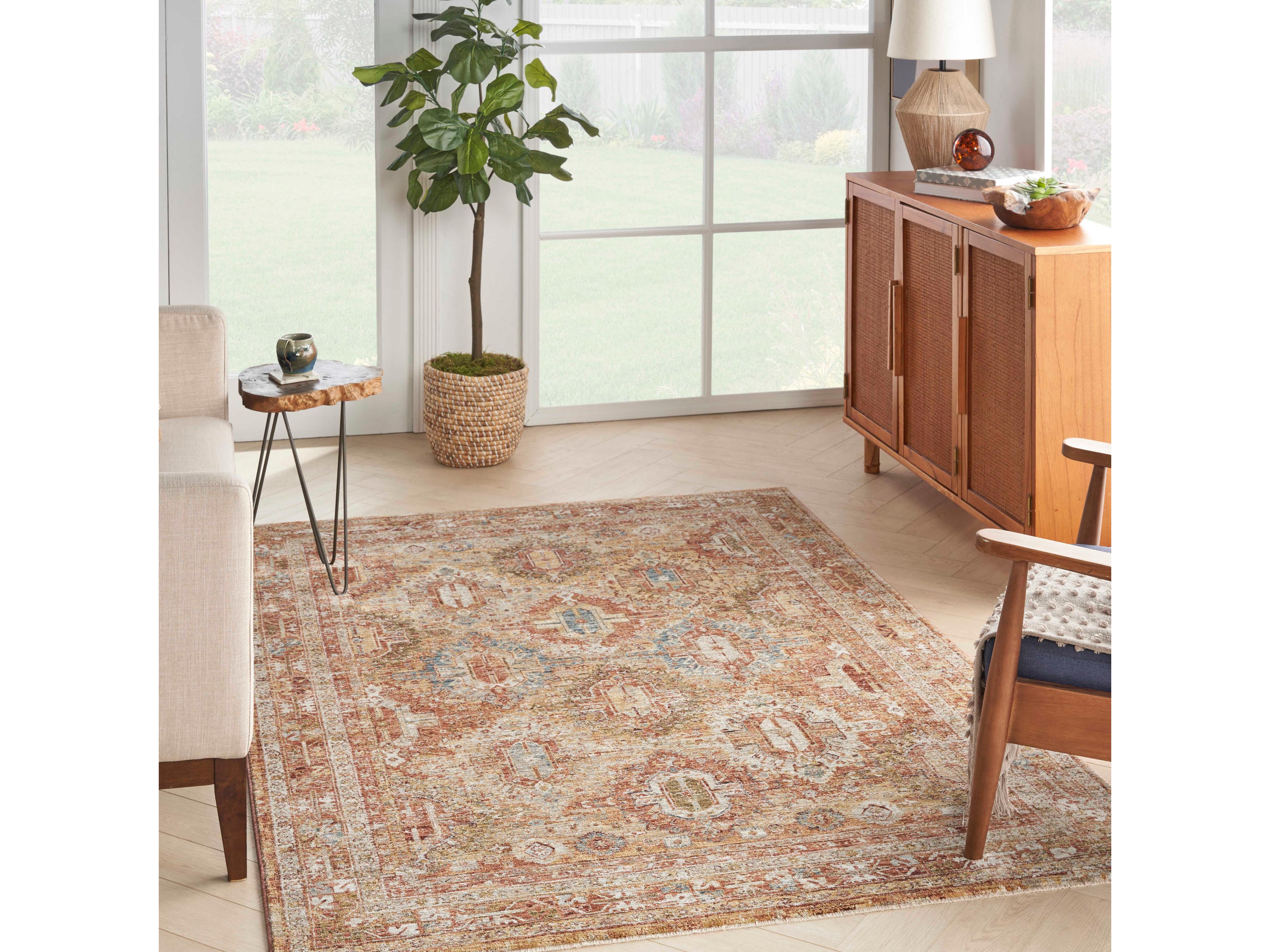 Nourison Sahar Bordered Area Rug