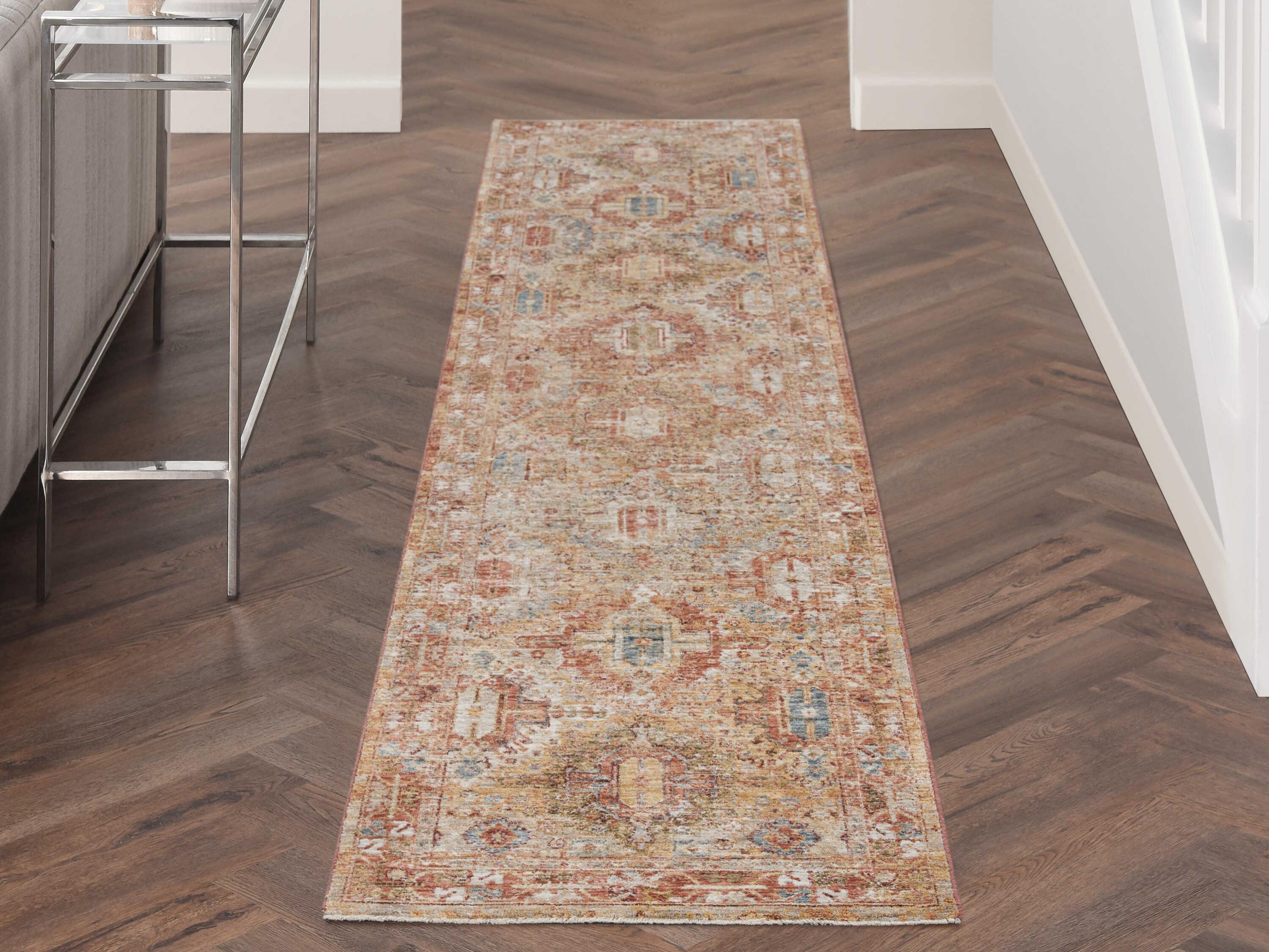 Nourison Sahar Bordered Runner Area Rug