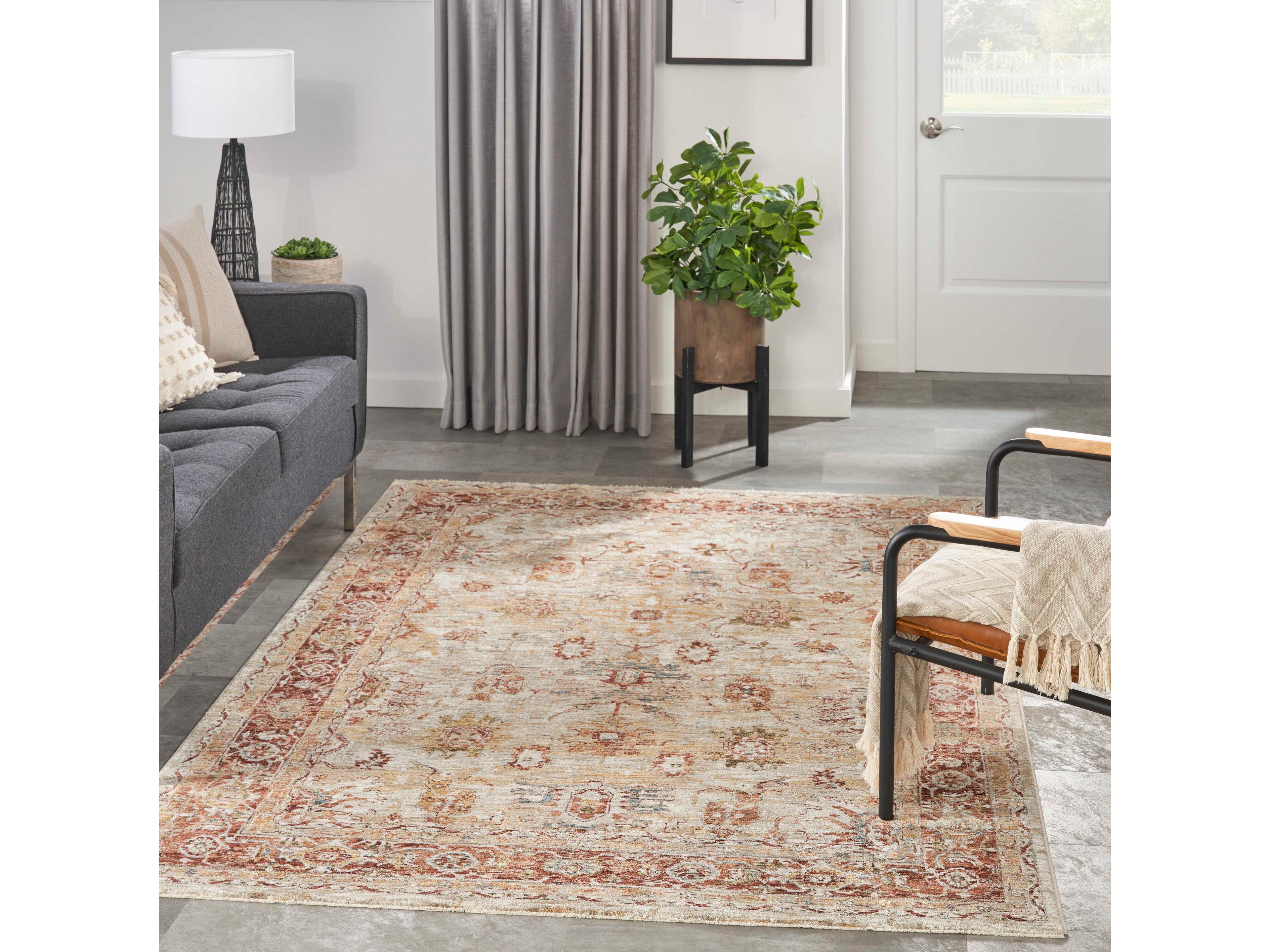 Nourison Sahar Bordered Area Rug