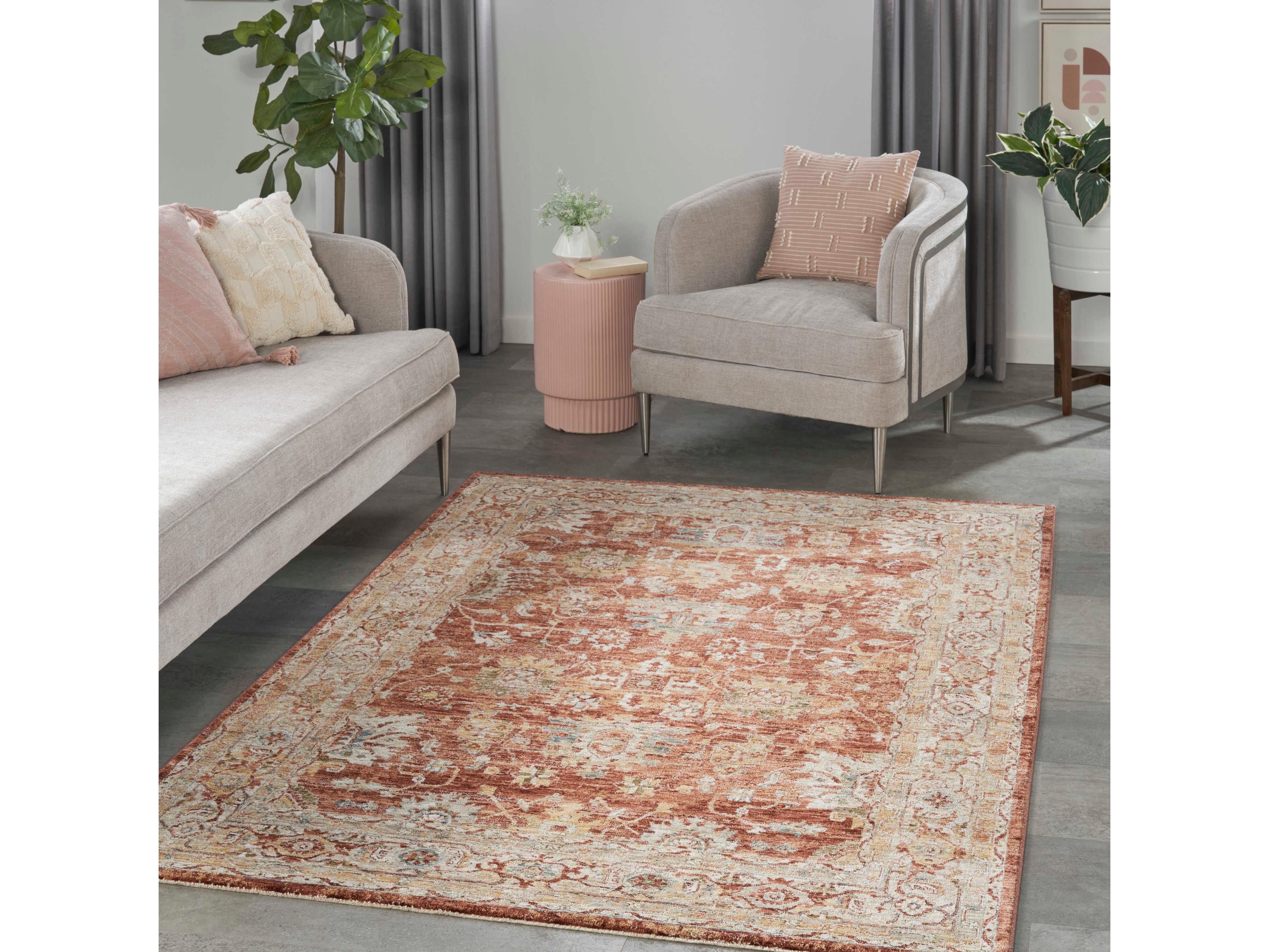 Nourison Sahar Bordered Area Rug