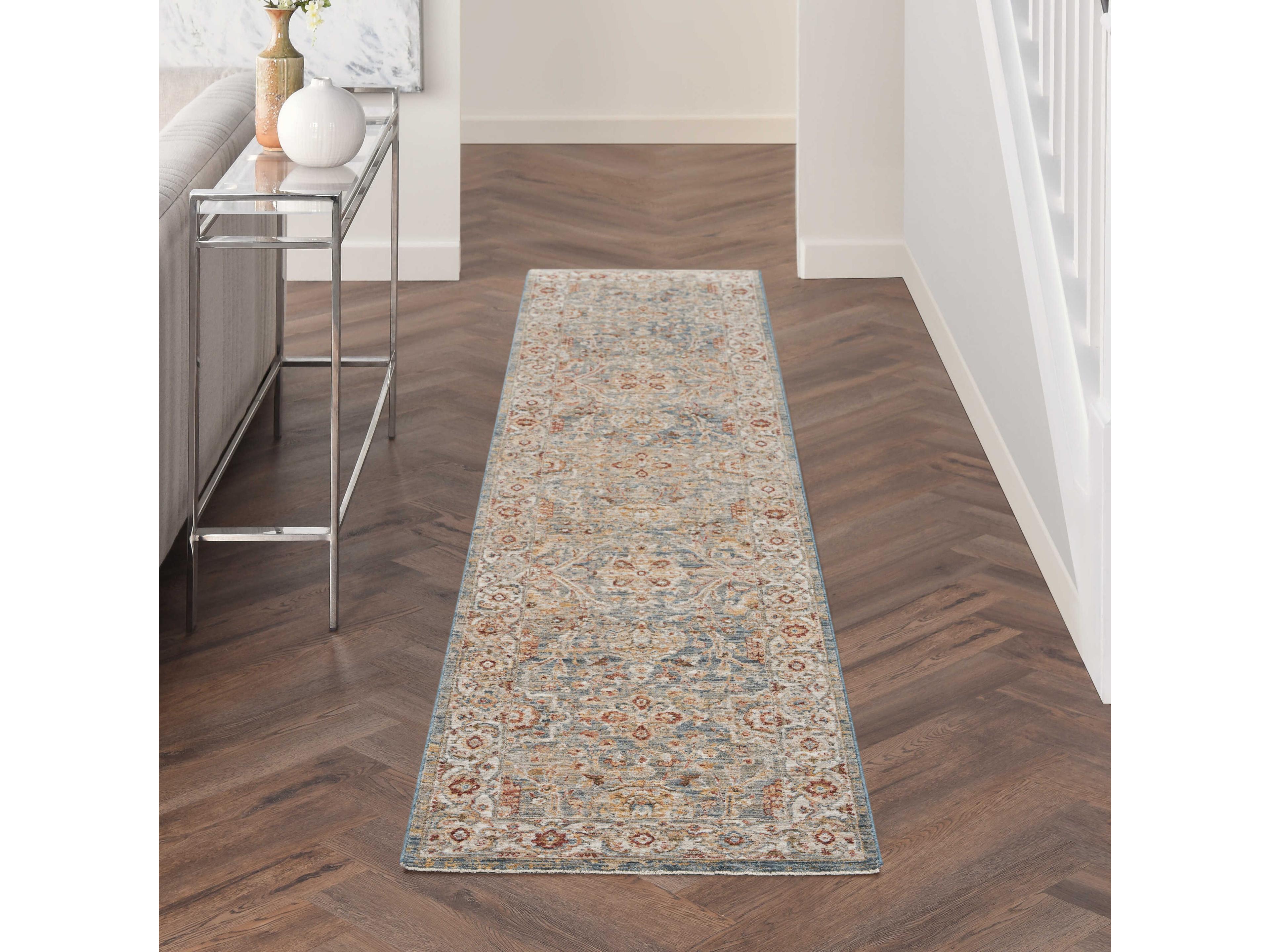 Nourison Sahar Bordered Runner Area Rug