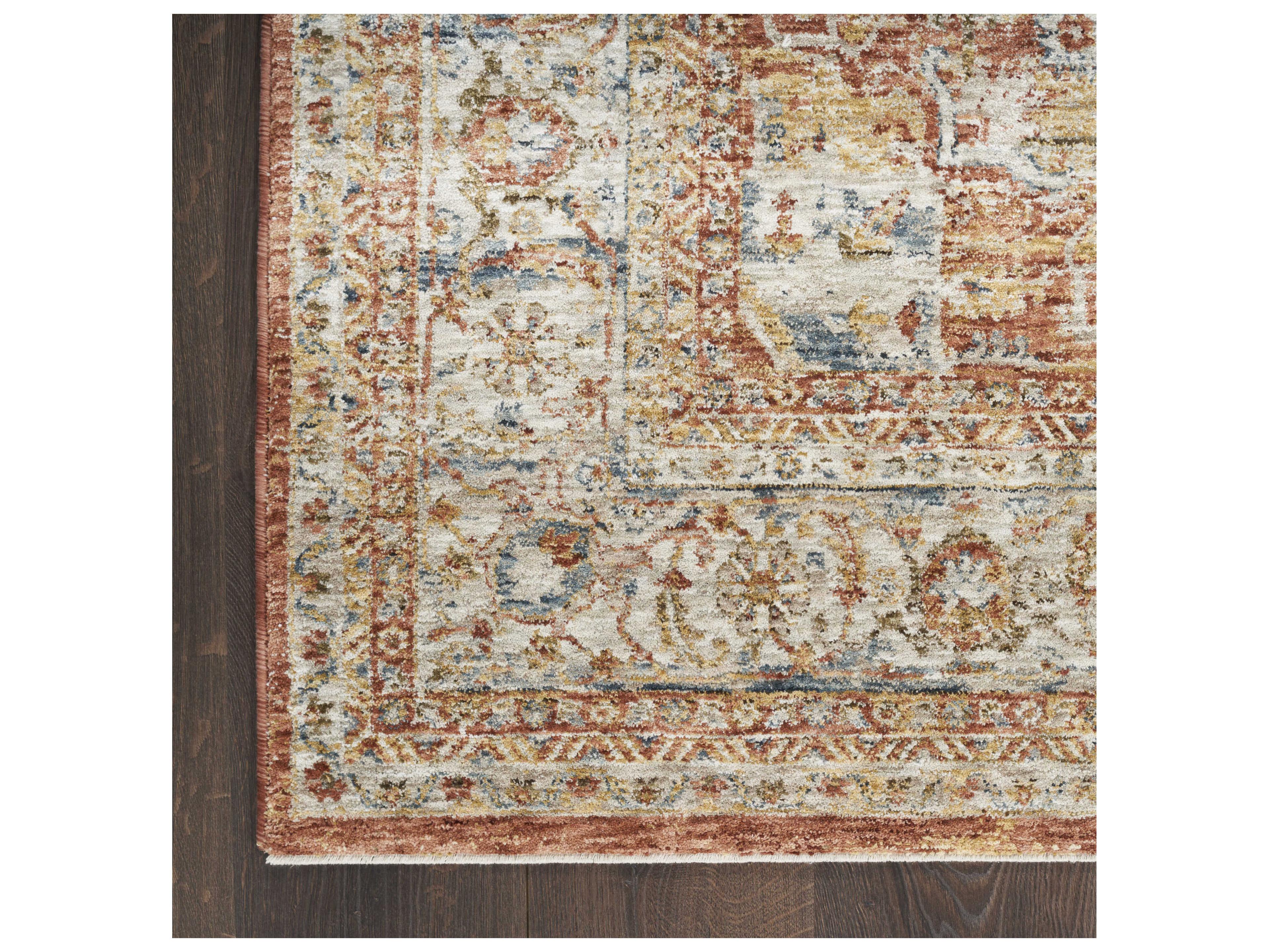 Nourison Sahar Bordered Runner Area Rug