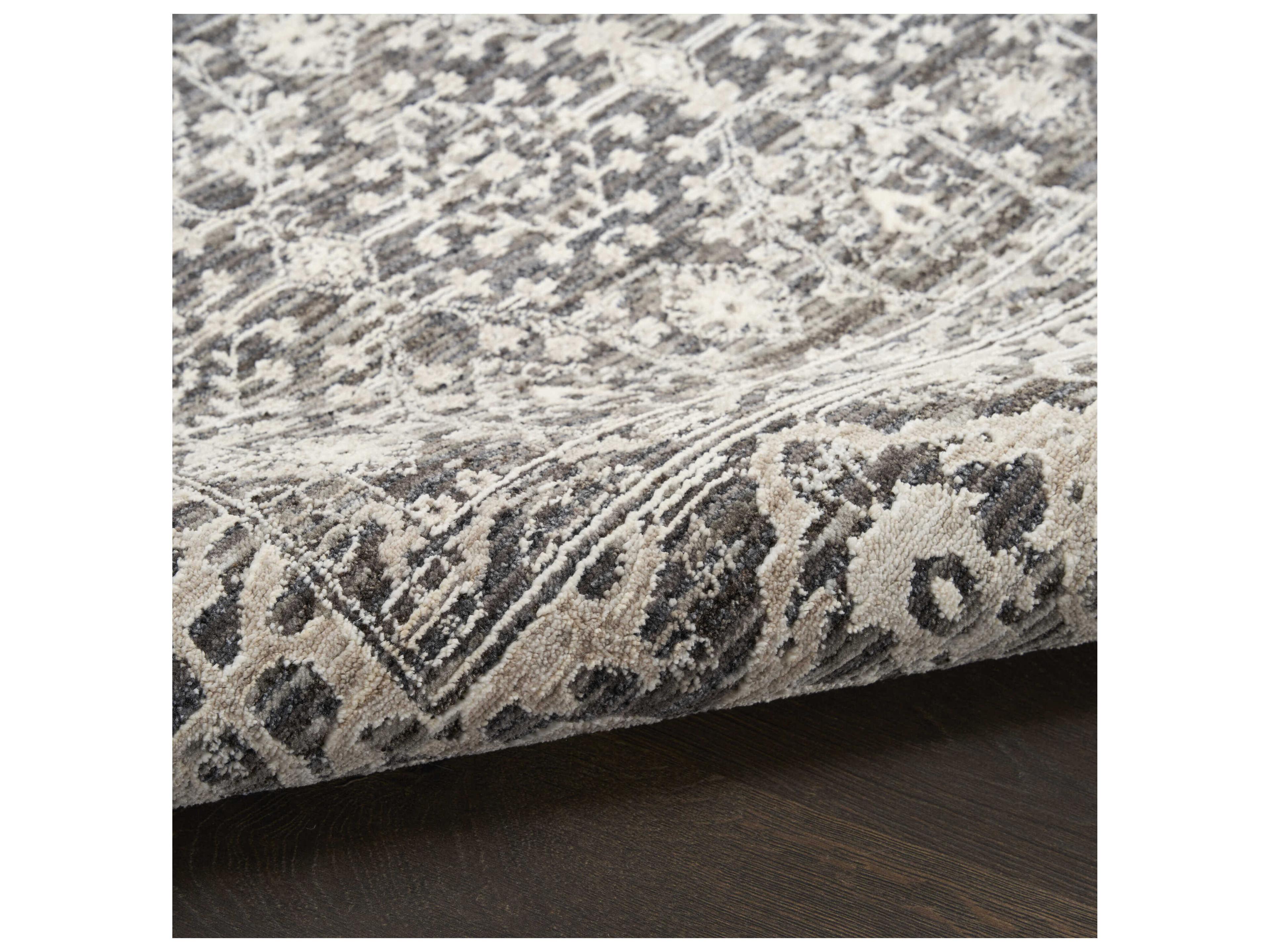 Nourison Shadows Bordered Runner Area Rug