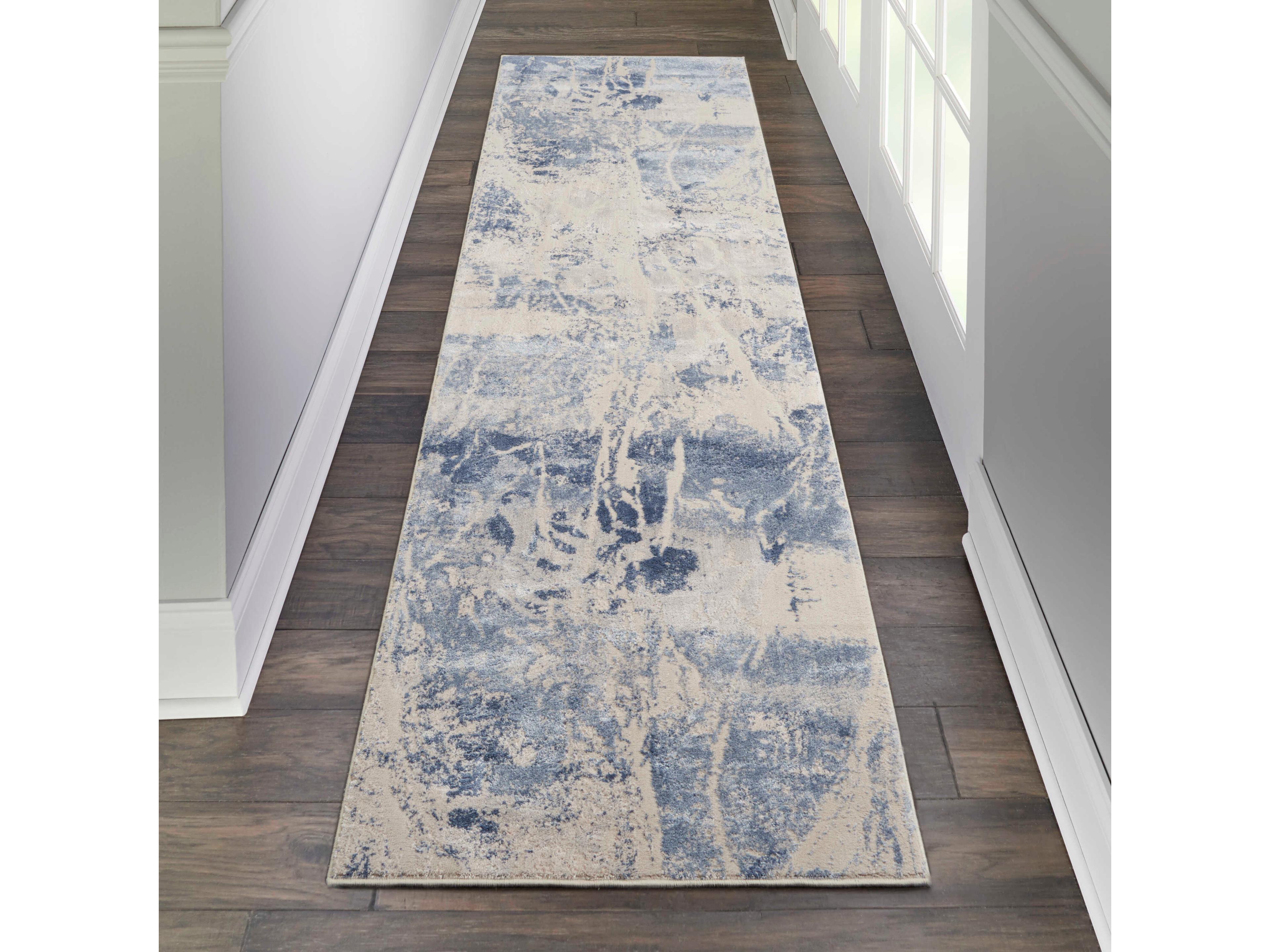Nourison Silky Textures Abstract Runner Area Rug