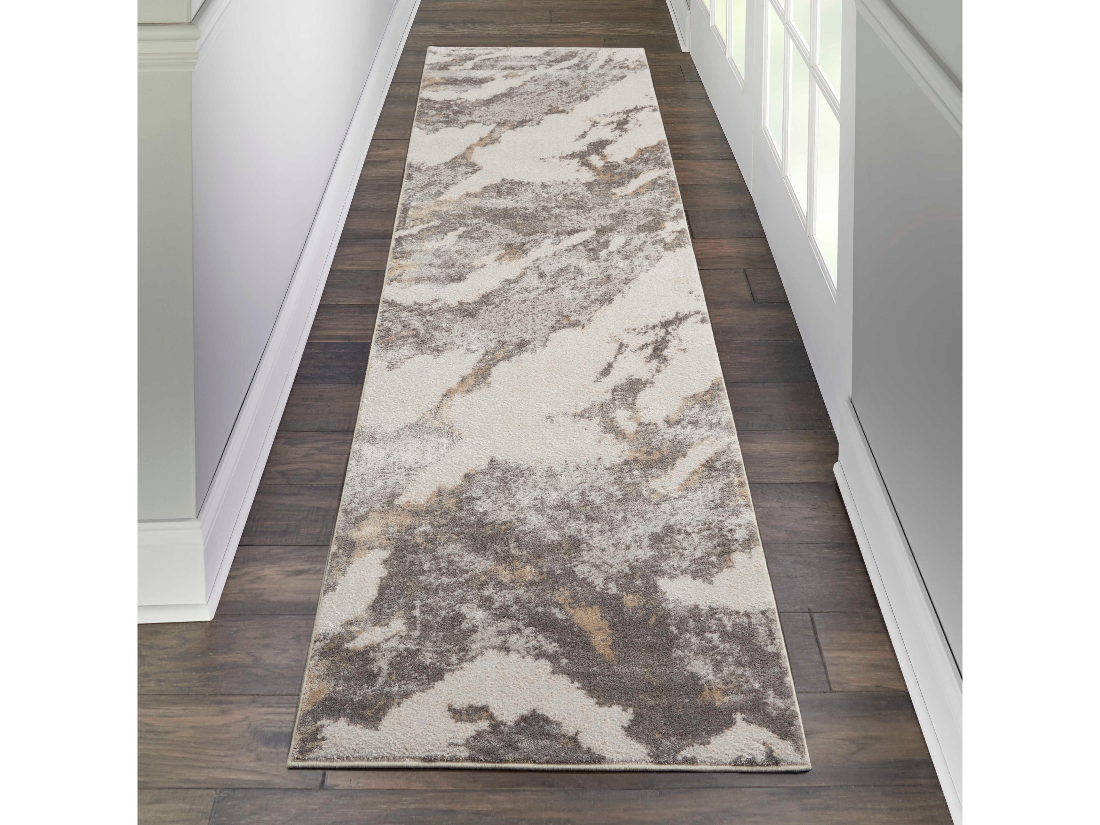 Nourison Silky Textures Abstract Runner Area Rug