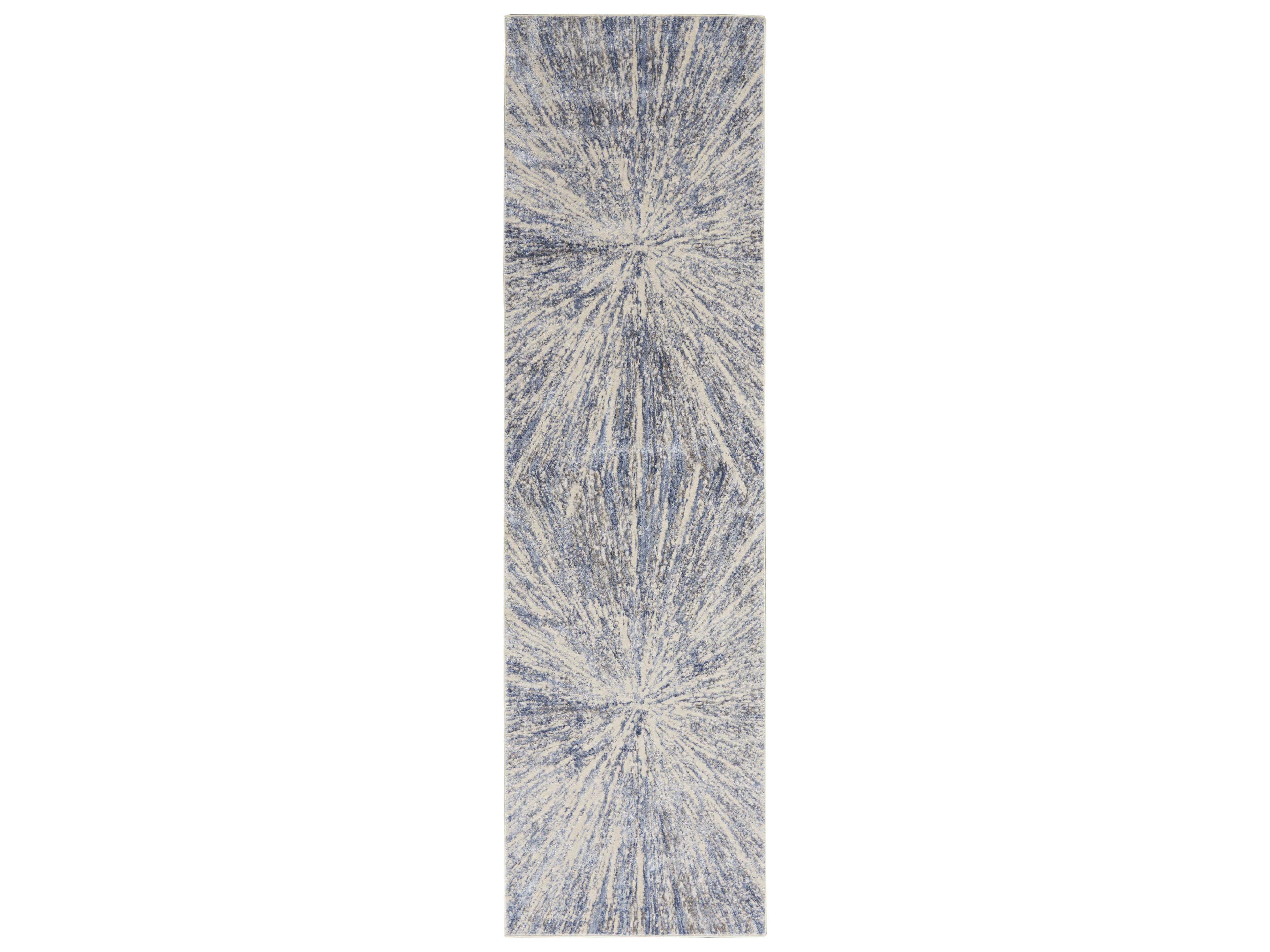 Nourison Silky Textures Abstract Runner Area Rug