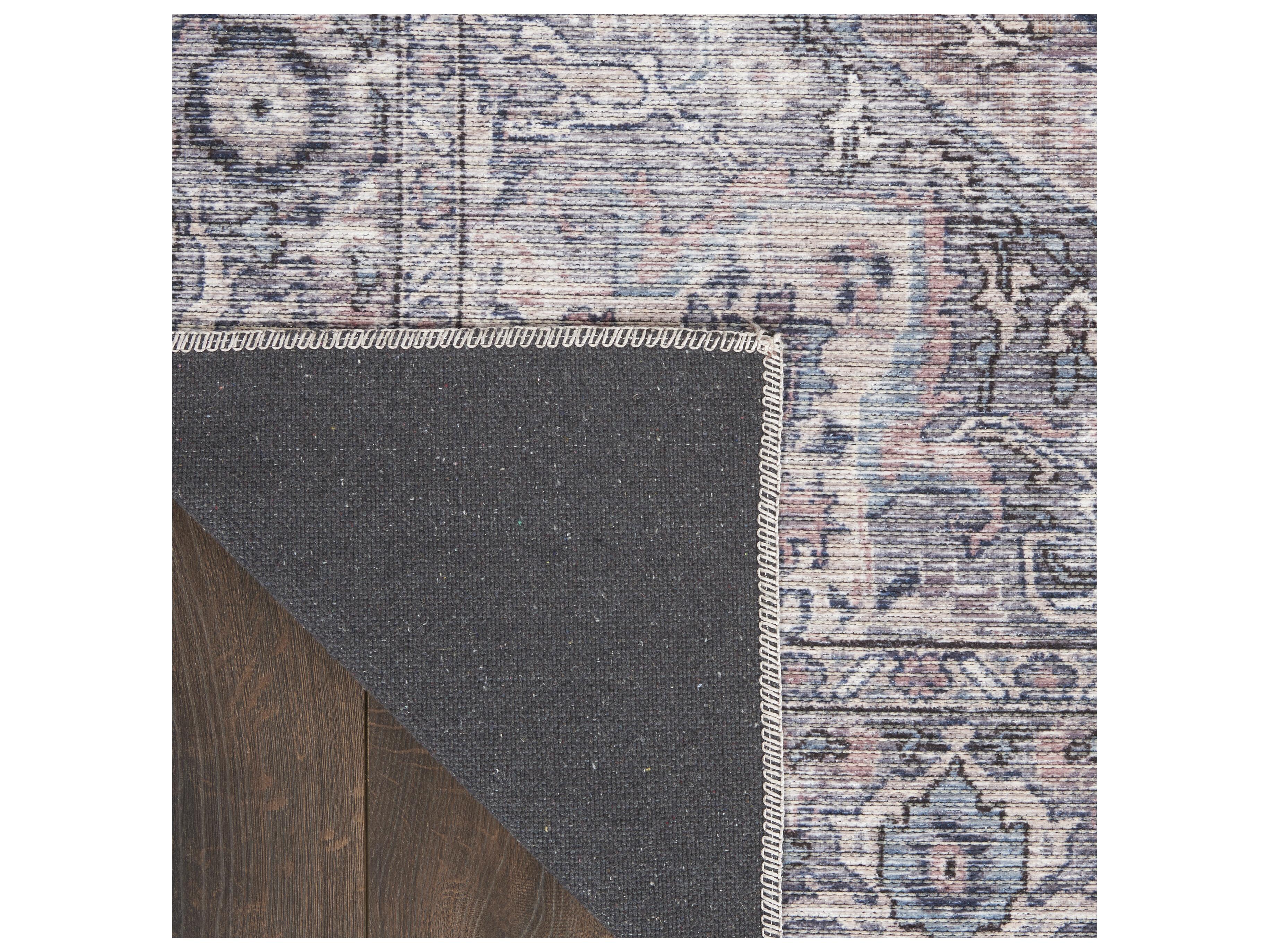 Nourison Machine Washable Series-1 Bordered Runner Area Rug
