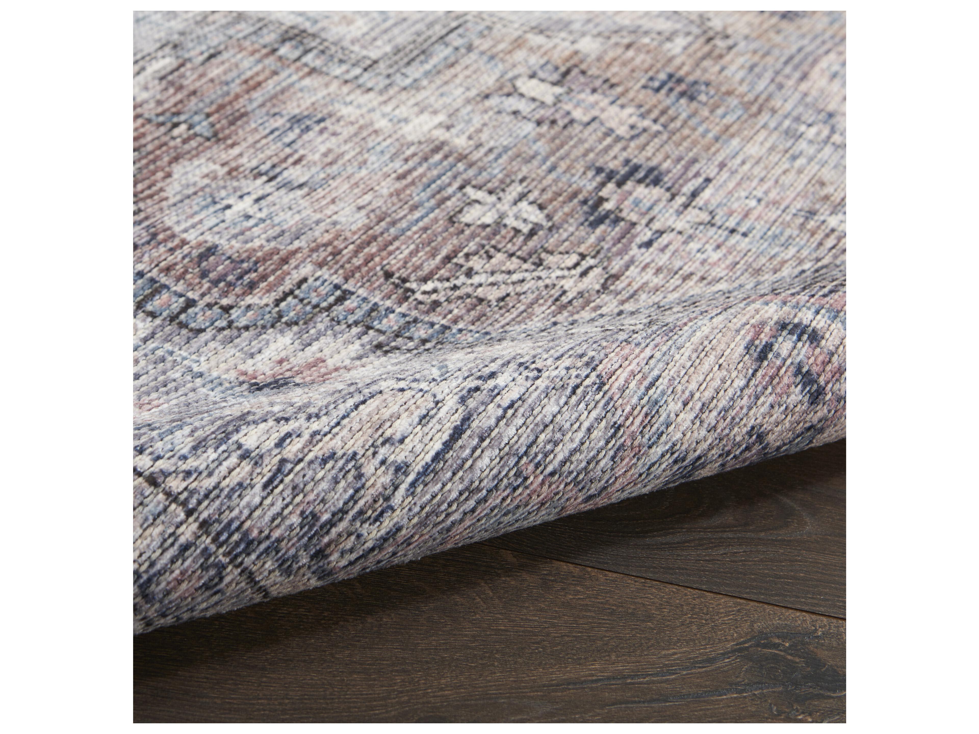 Nourison Machine Washable Series-1 Bordered Runner Area Rug