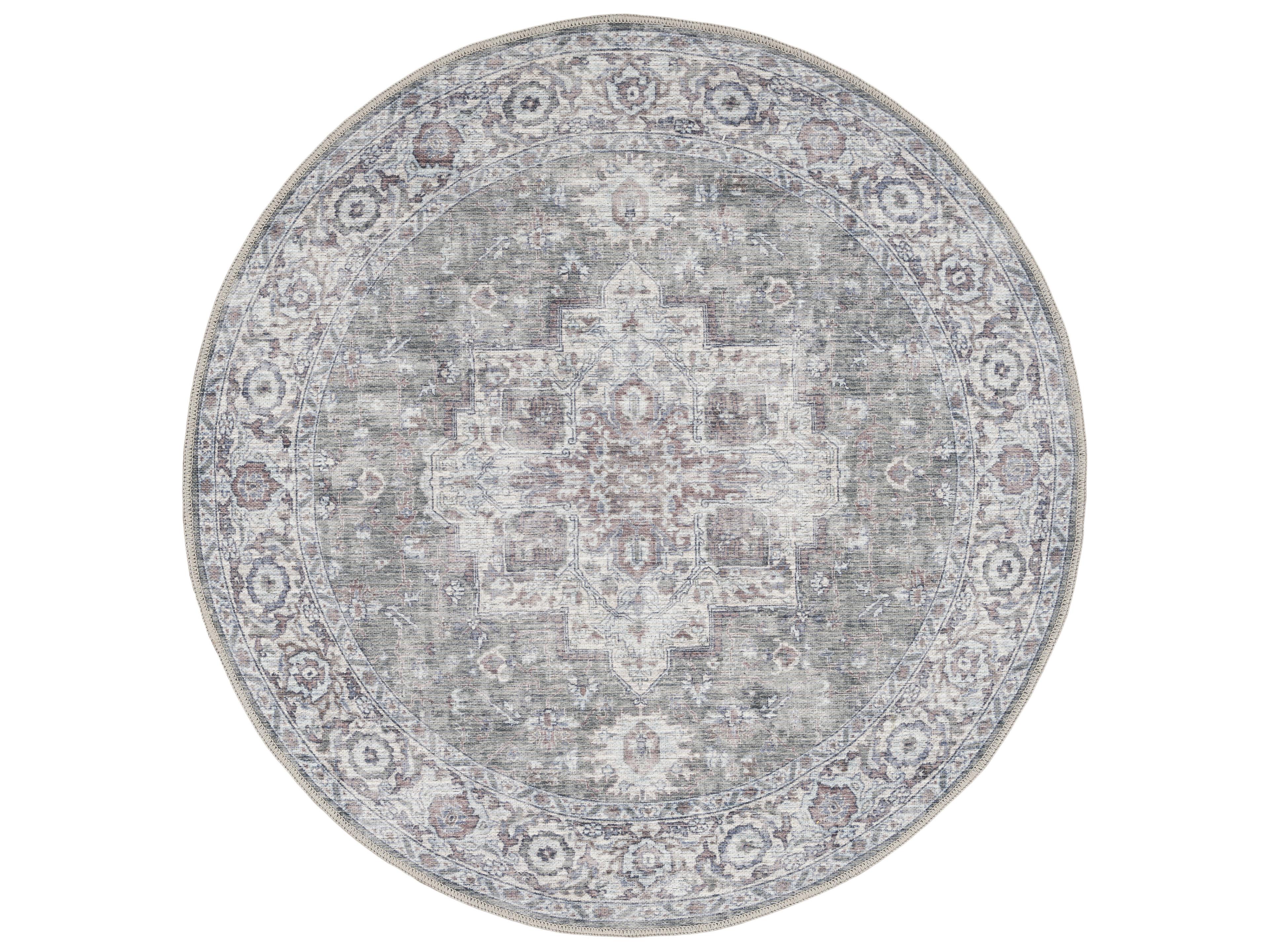 Nourison Machine Washable Series 1 Bordered Area Rug