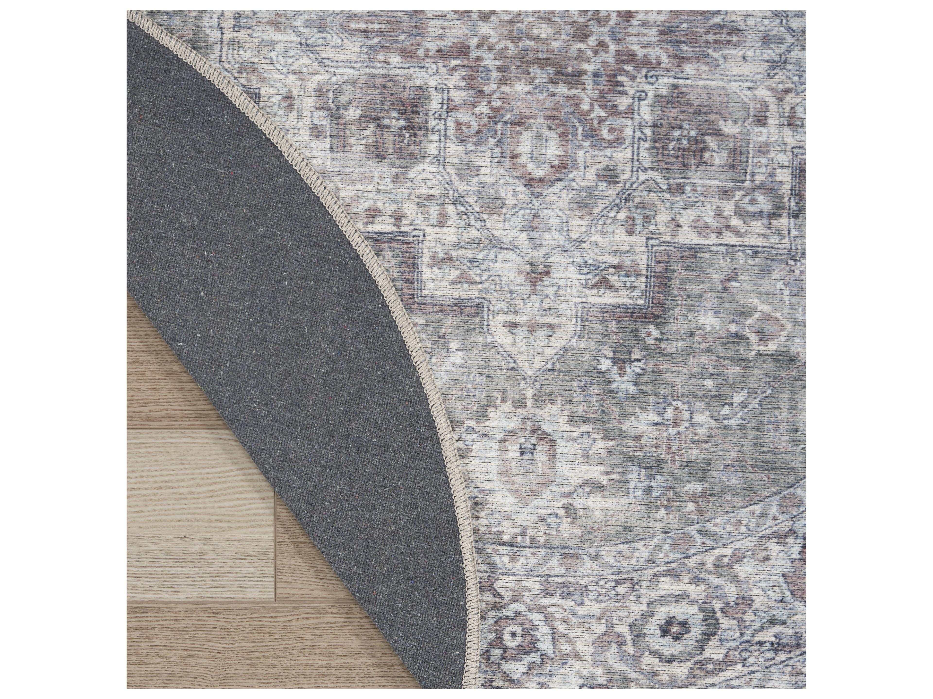 Nourison Machine Washable Series 1 Bordered Area Rug