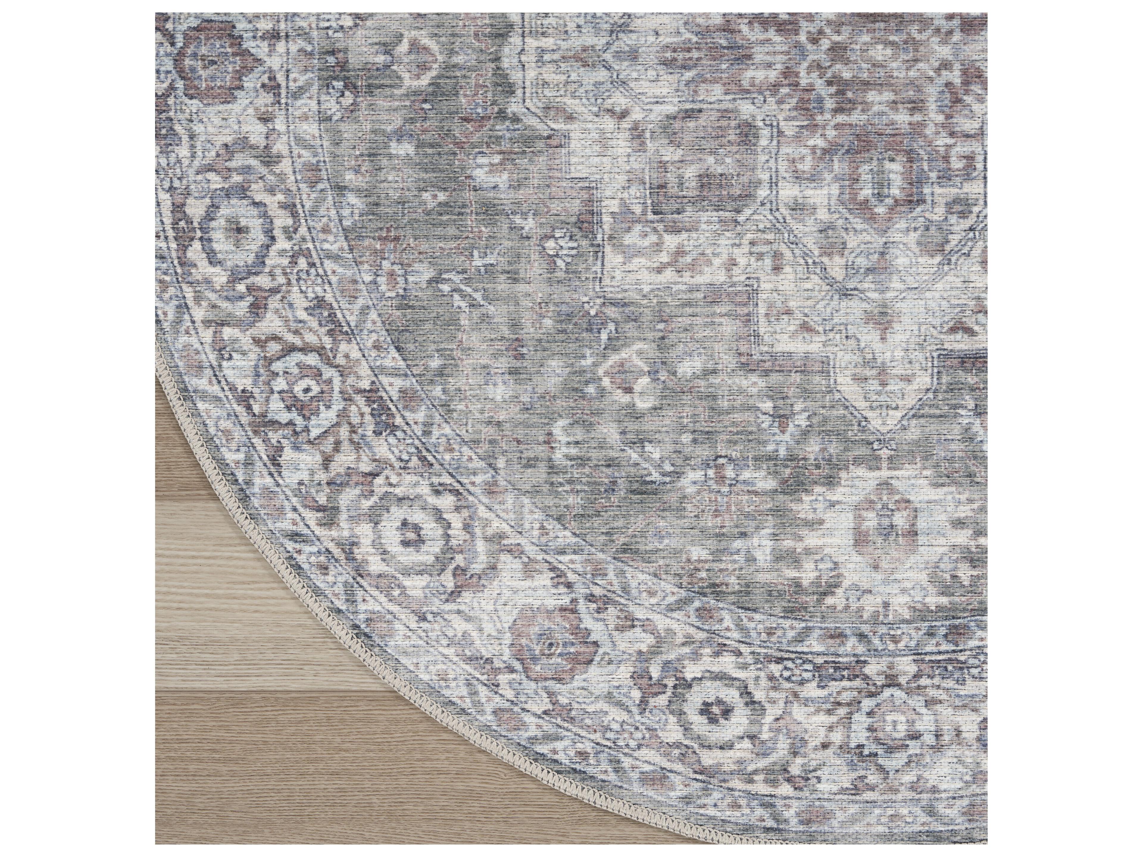 Nourison Machine Washable Series 1 Bordered Area Rug