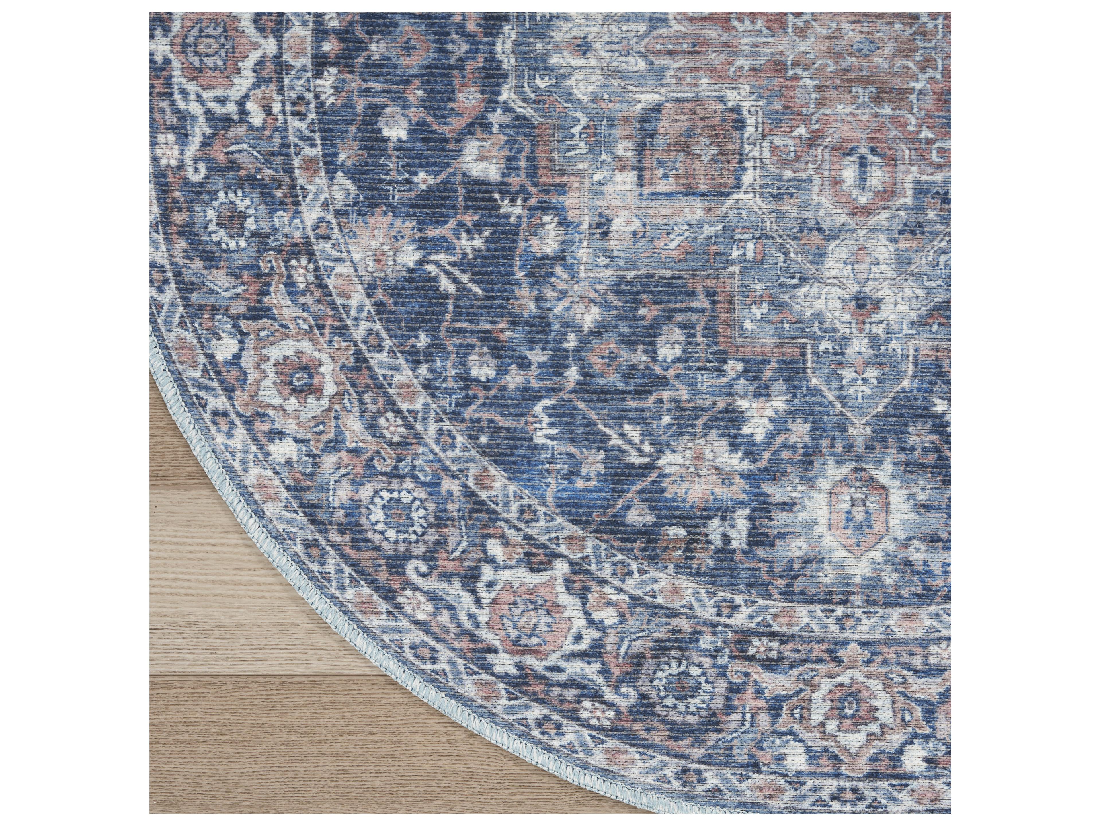 Nourison Machine Washable Series 1 Bordered Area Rug