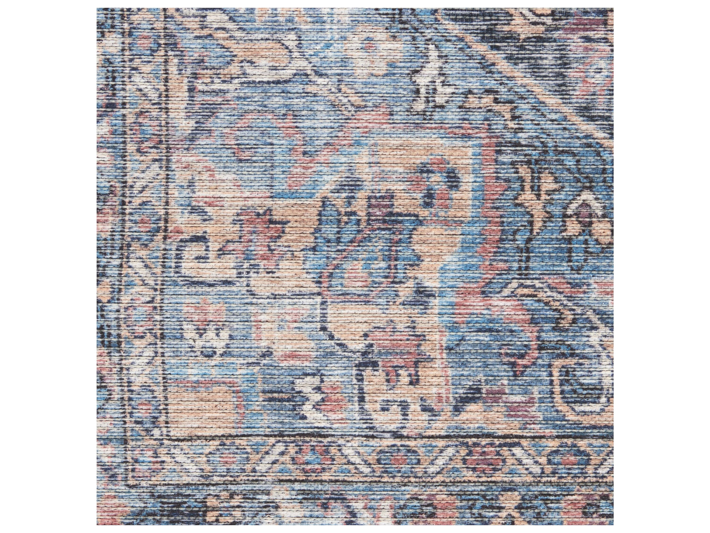 Nourison Machine Washable Series-1 Bordered Runner Area Rug