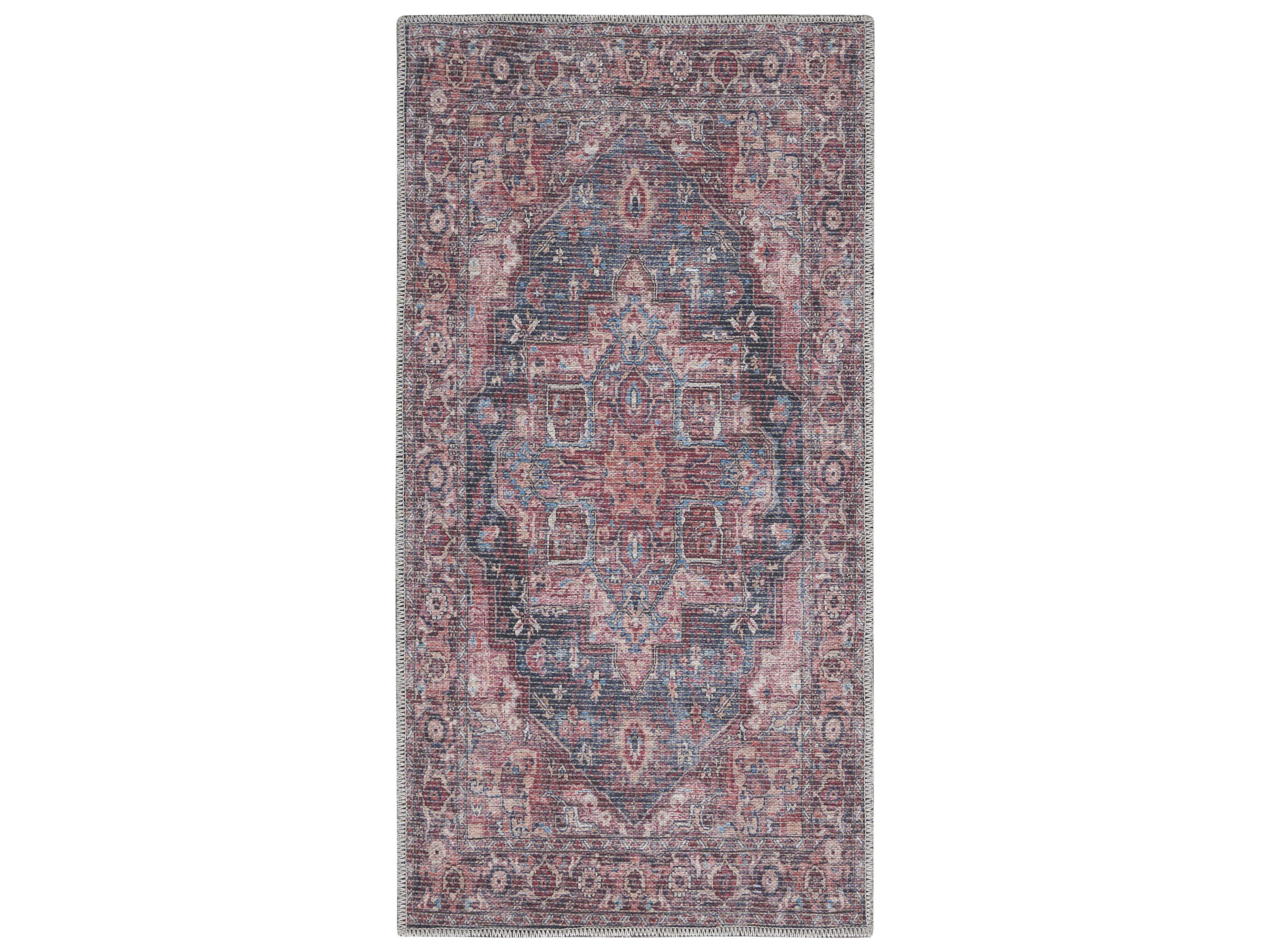 Nourison Nicole Curtis Machine Washable Series 1 Bordered Area Rug