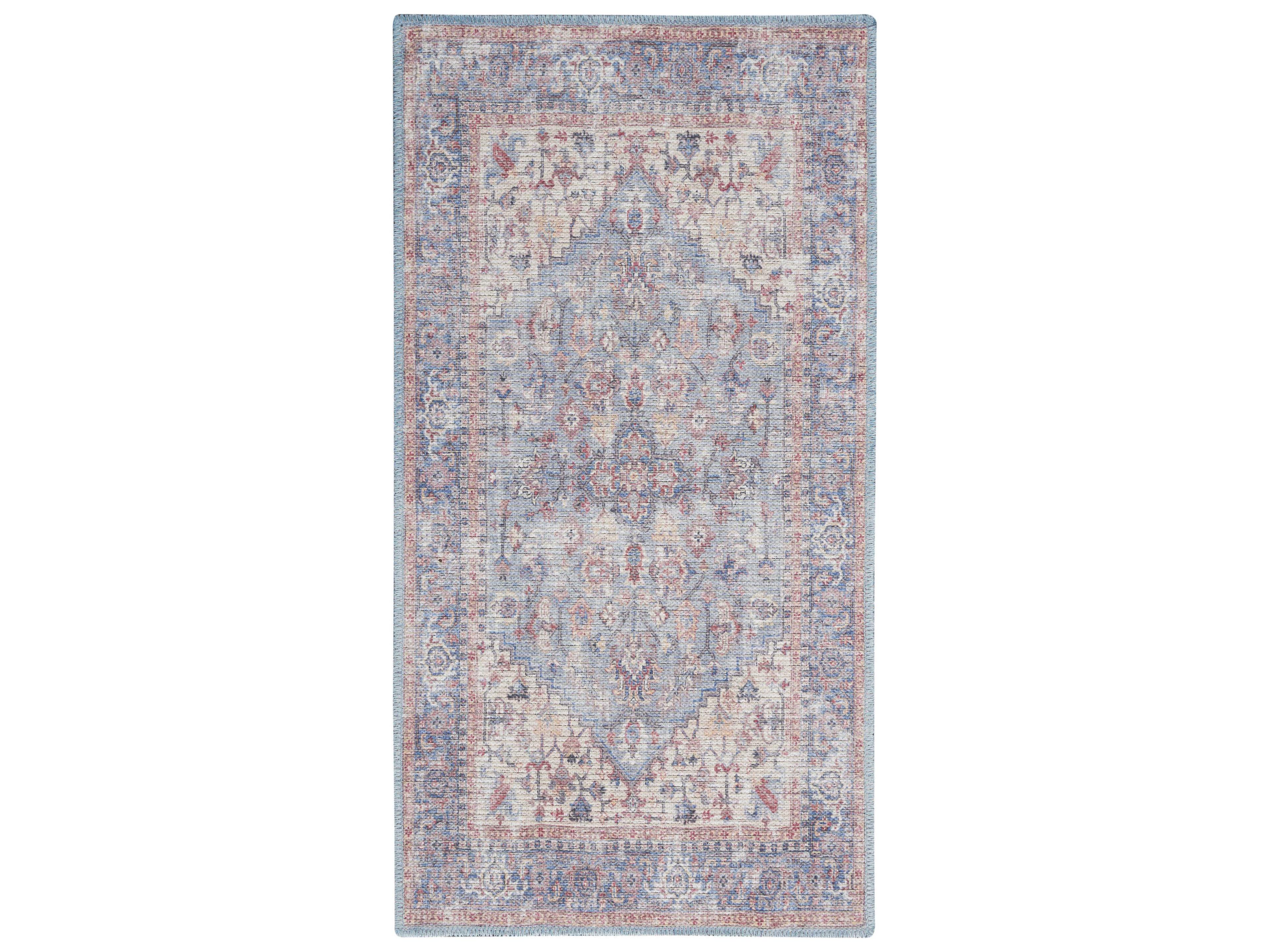 Nourison Nicole Curtis Machine Washable Series 1 Bordered Area Rug
