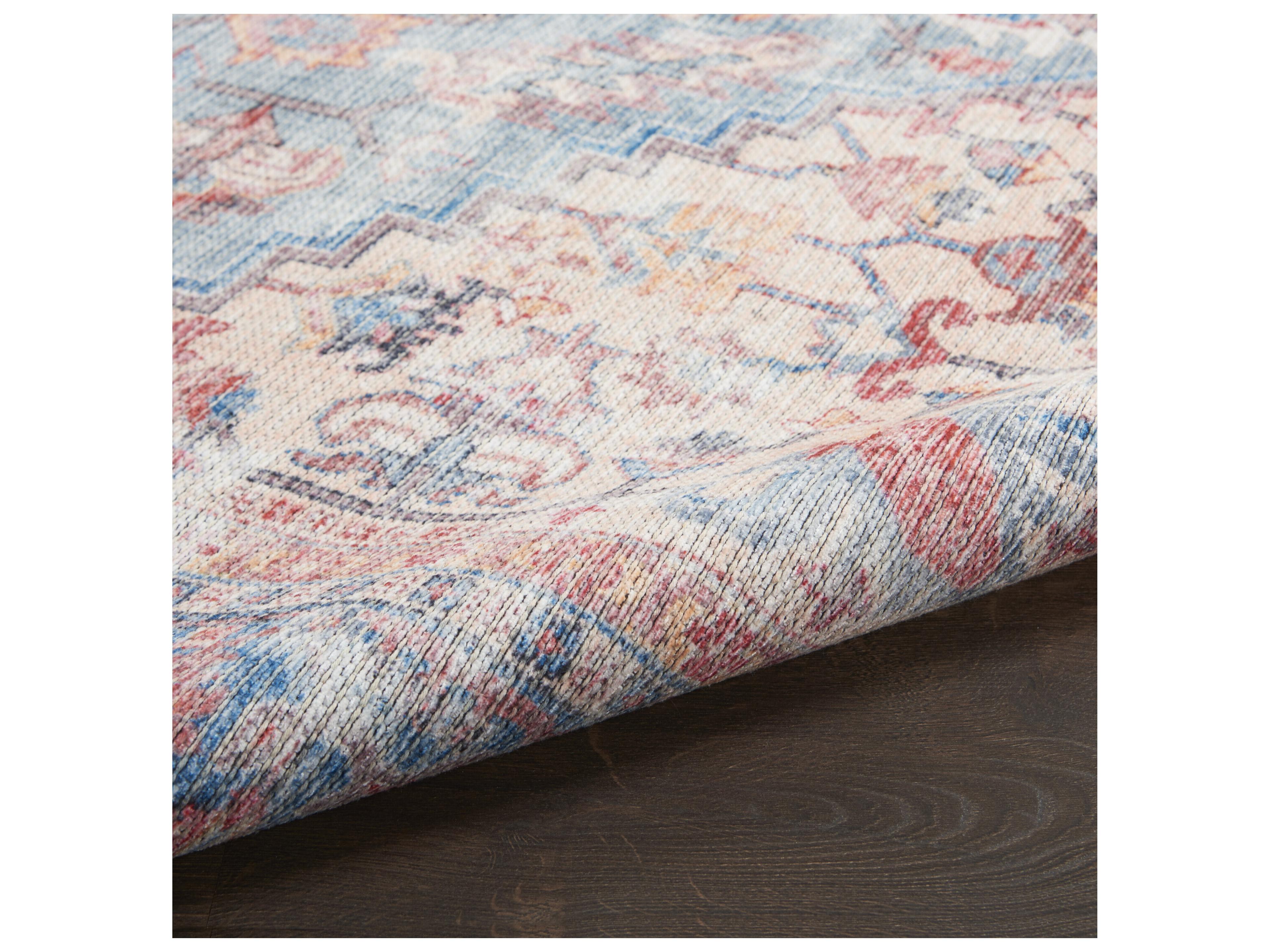 Nourison Machine Washable Series 1 Bordered Area Rug