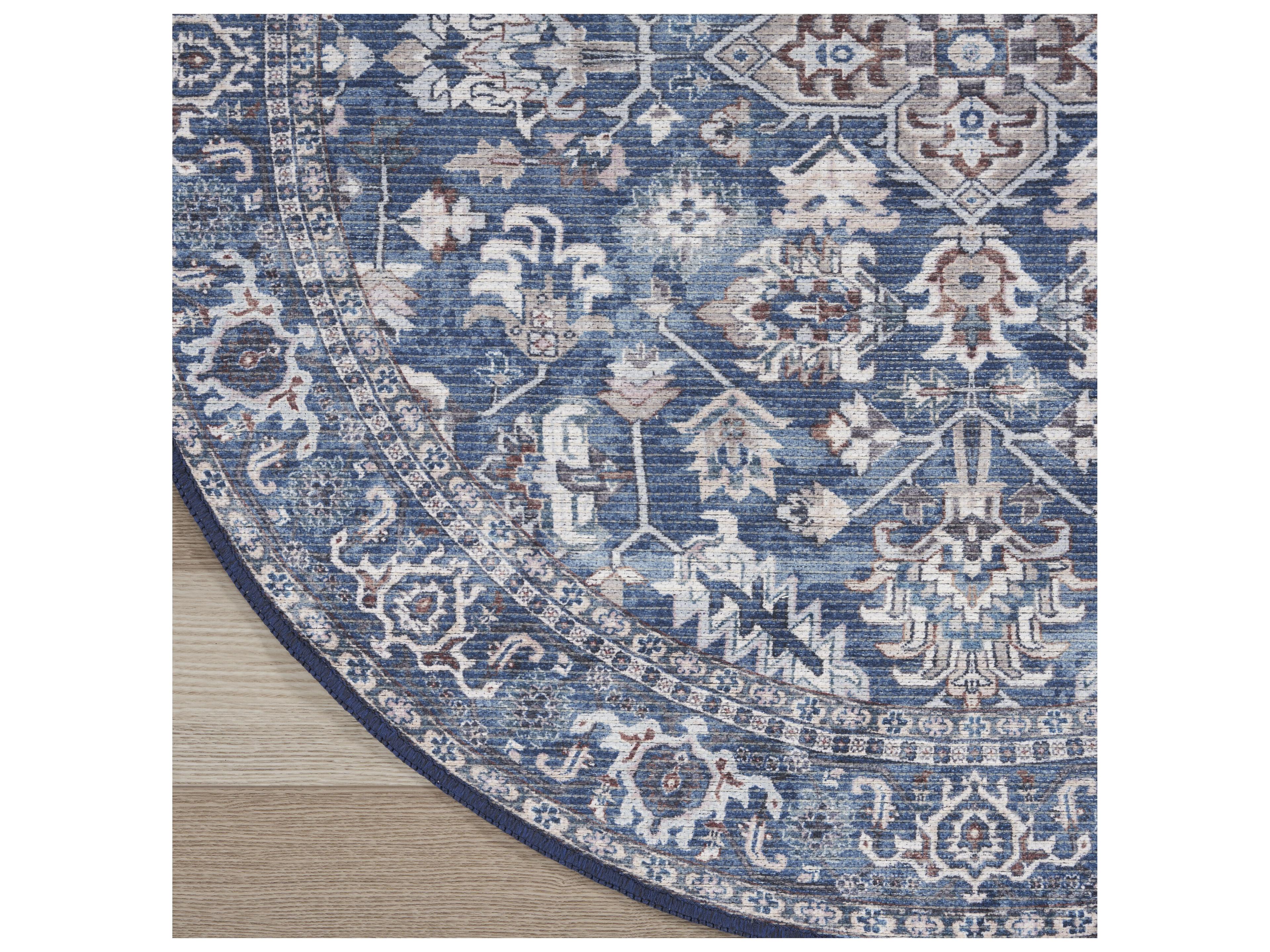 Nourison Machine Washable Series 1 Bordered Area Rug